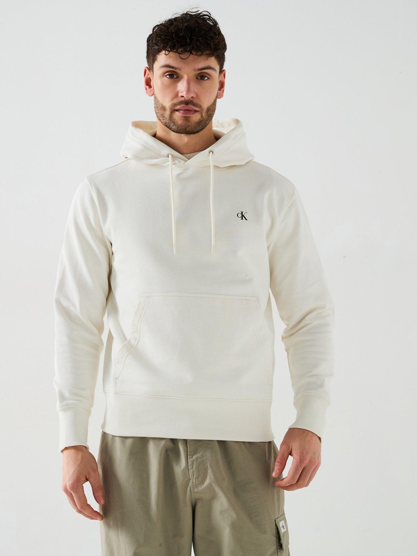 undefined Painted Overhead Hoodie - Cream