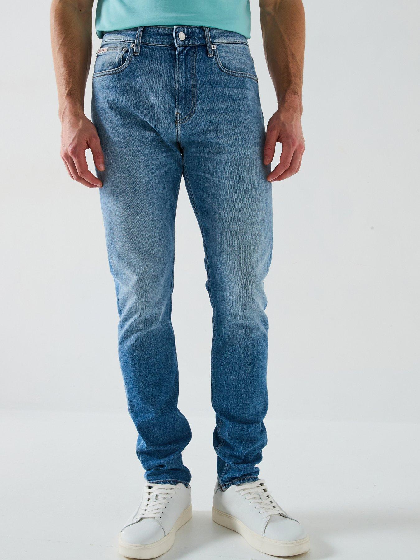 undefined Slim Tapered Jeans - Blue