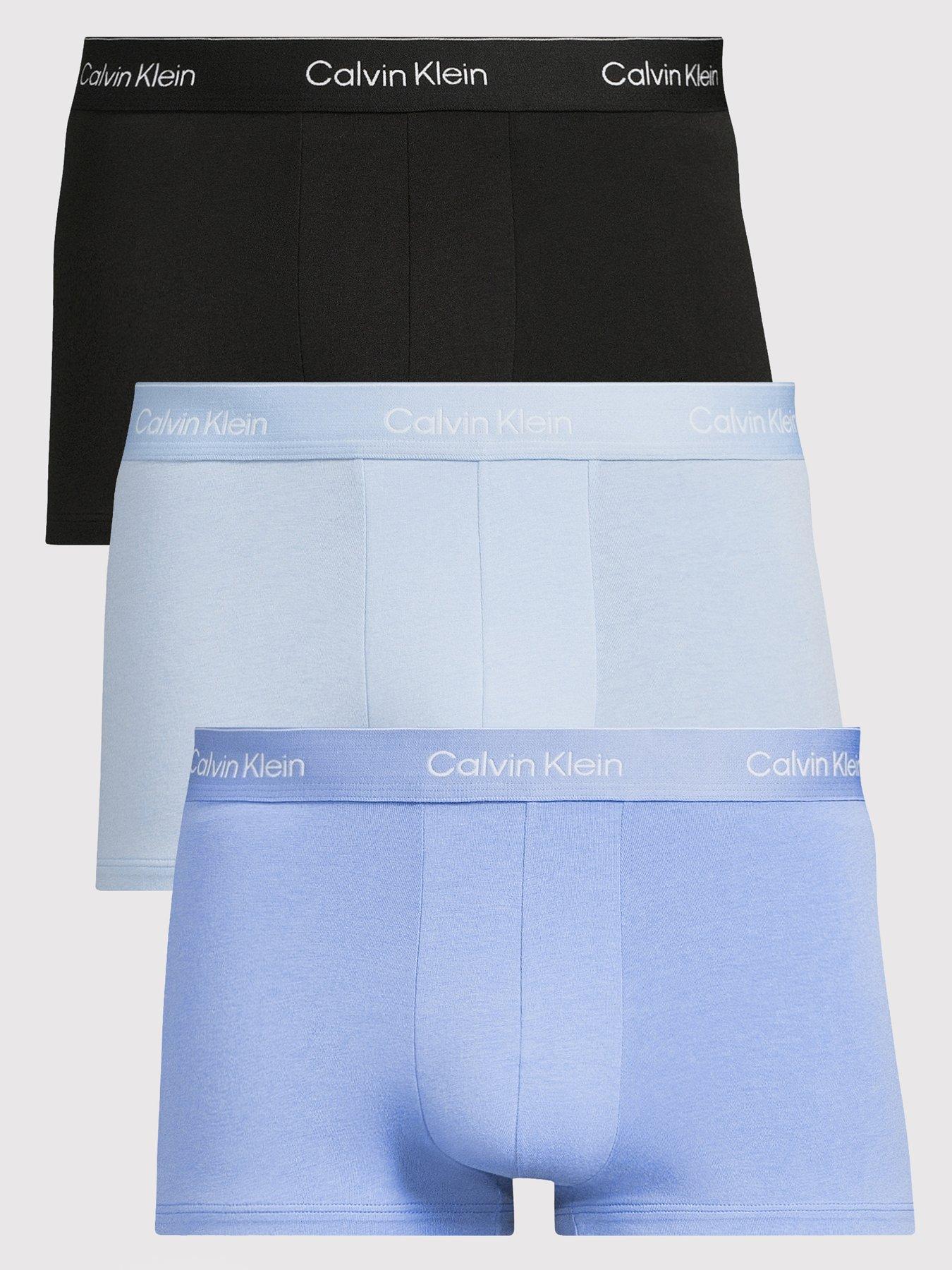 Calvin Klein Icon Cotton Stretch 3 Pack Low Rise Trunks - Assorted