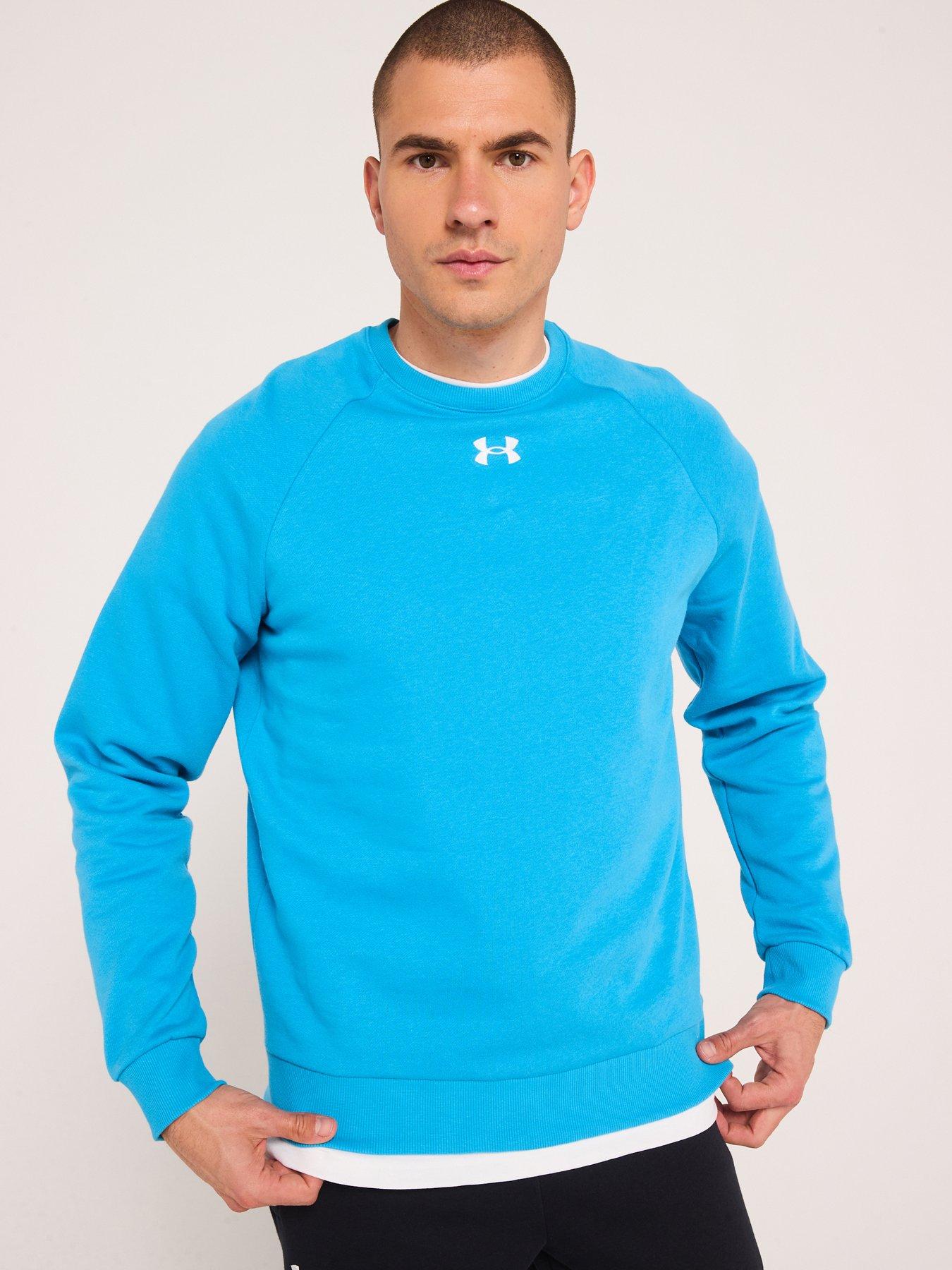 undefined Men's Training Rival Fleece Crew Sweat - Blue