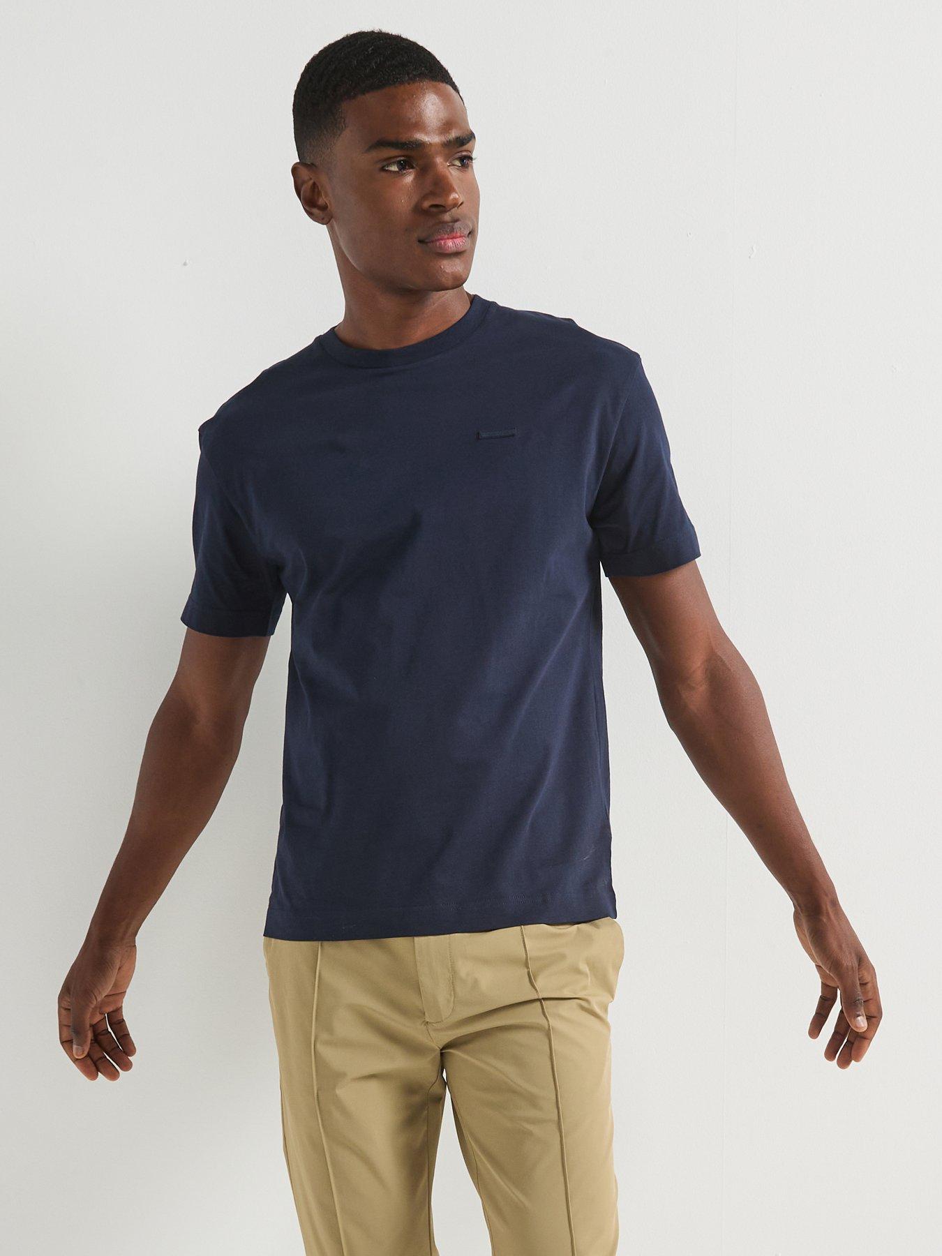 undefined Cotton Comfort Fit T-Shirt - Dark Blue