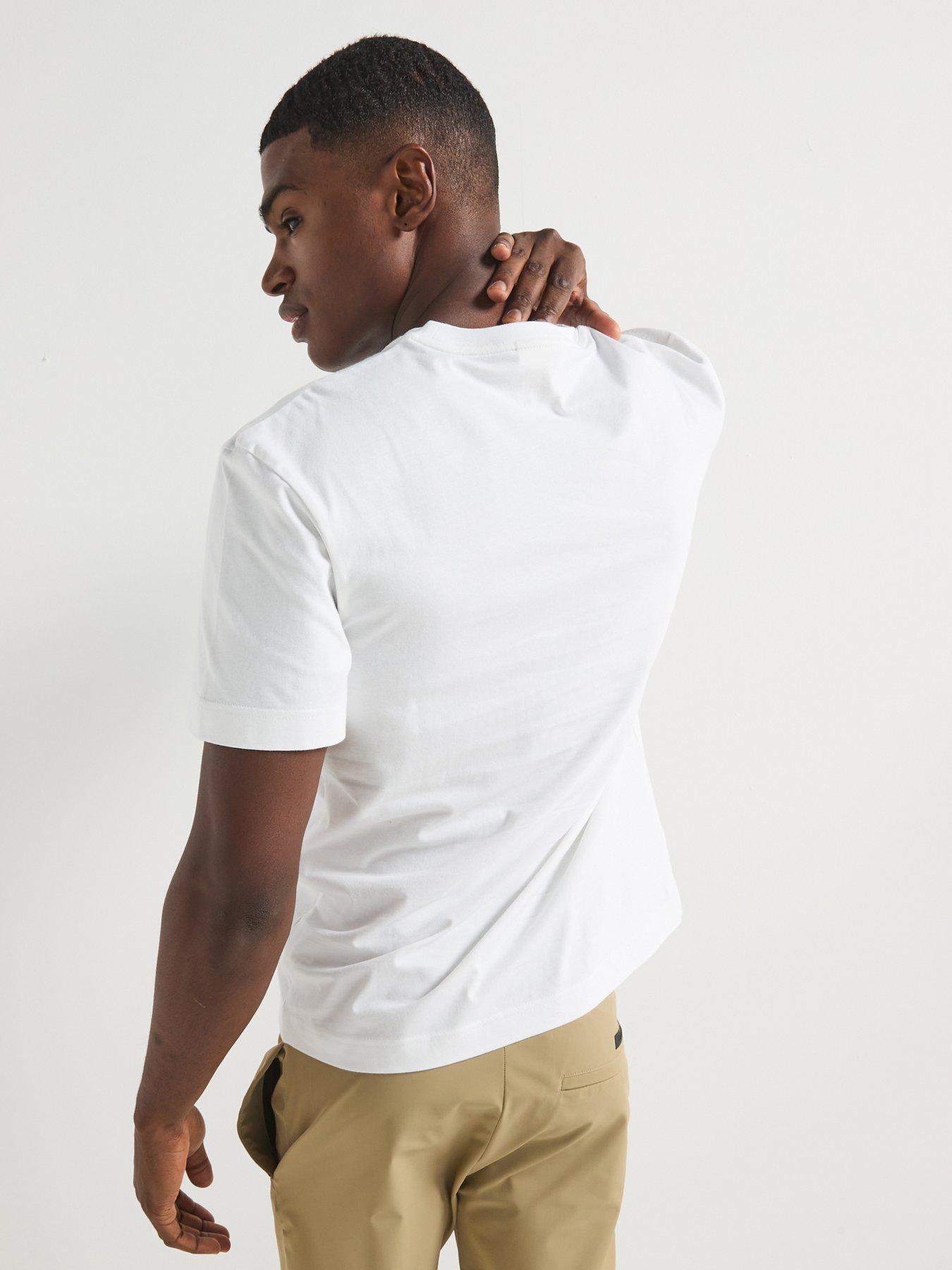 Image 2 of 6 of Calvin Klein Cotton Comfort Fit T-Shirt - White