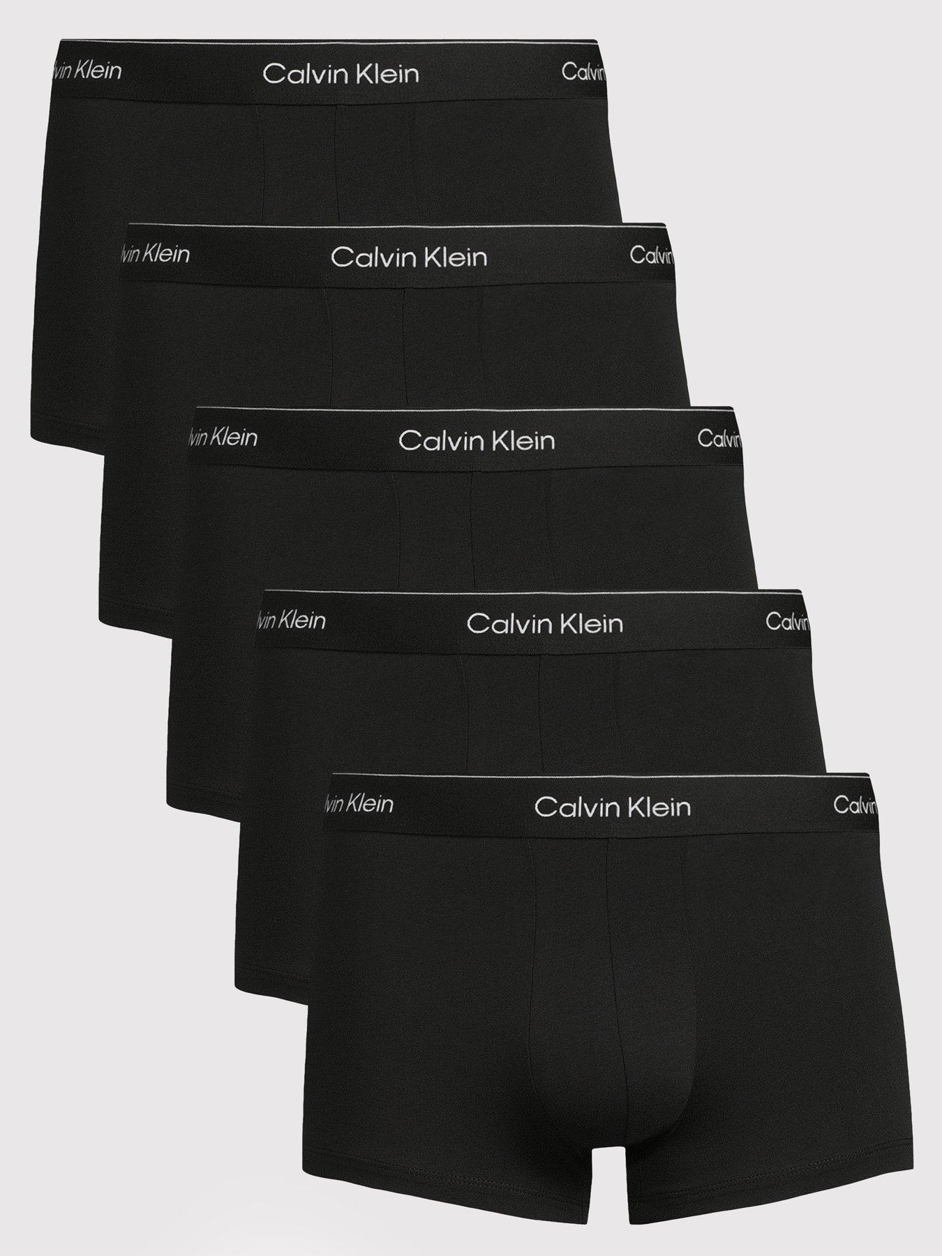 undefined Icon Cotton Stretch 5 Pack Trunks - Black