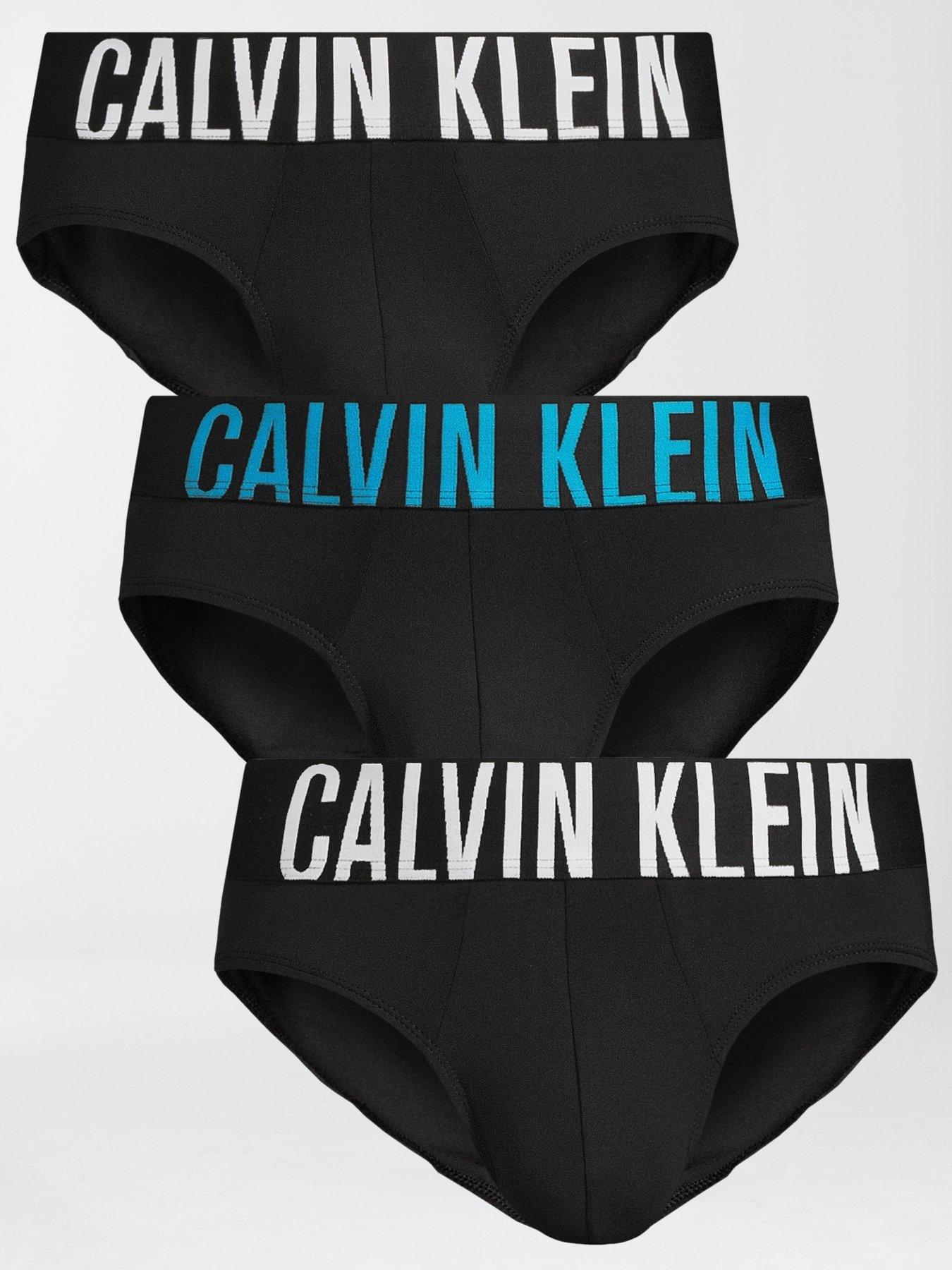 undefined 3 Pack Hip Briefs - Black