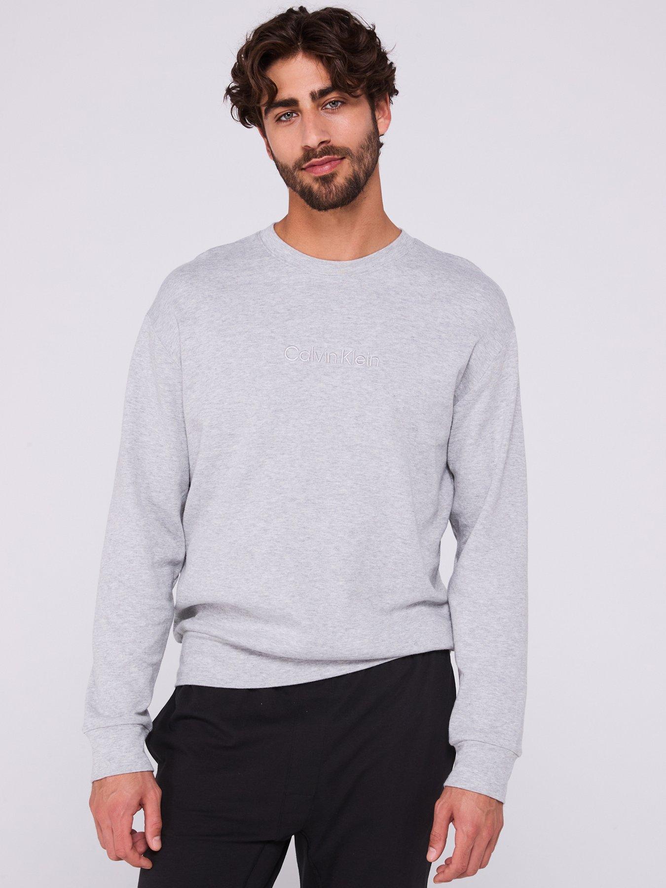 undefined Calvin Klein L/S Lounge Top - Grey
