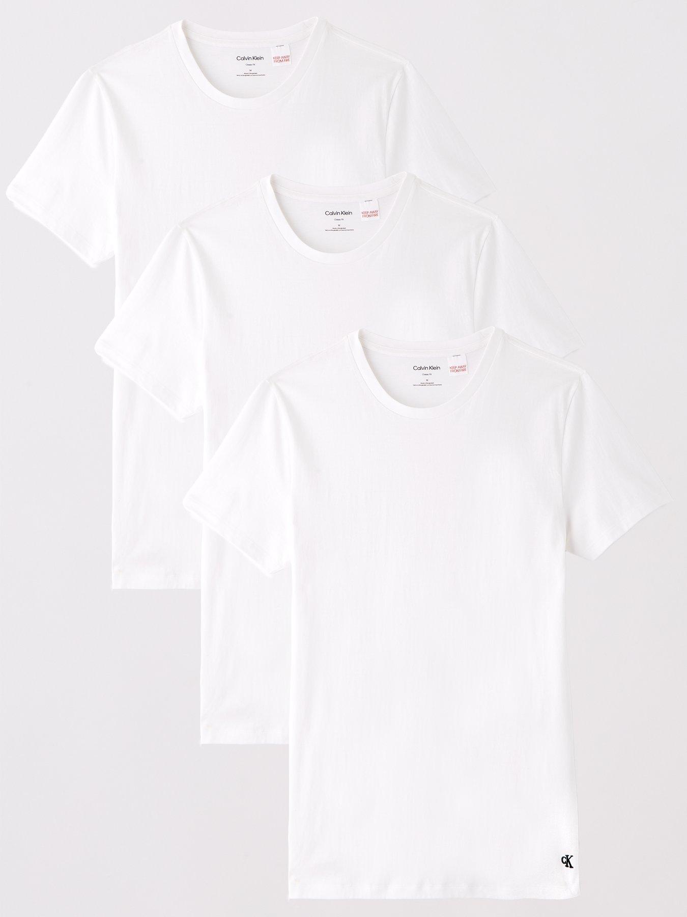 undefined Loungewear 3 Pack T-Shirts - White