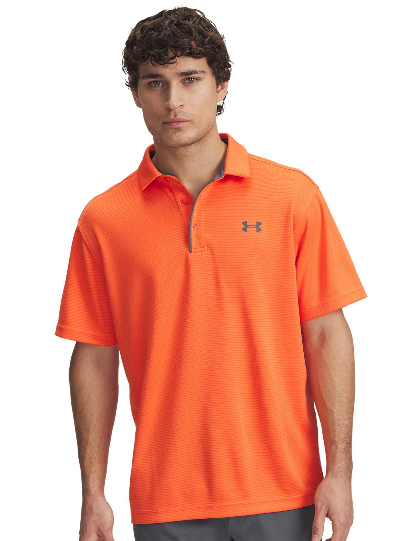 undefined Mens Golf Tech Polo - Red