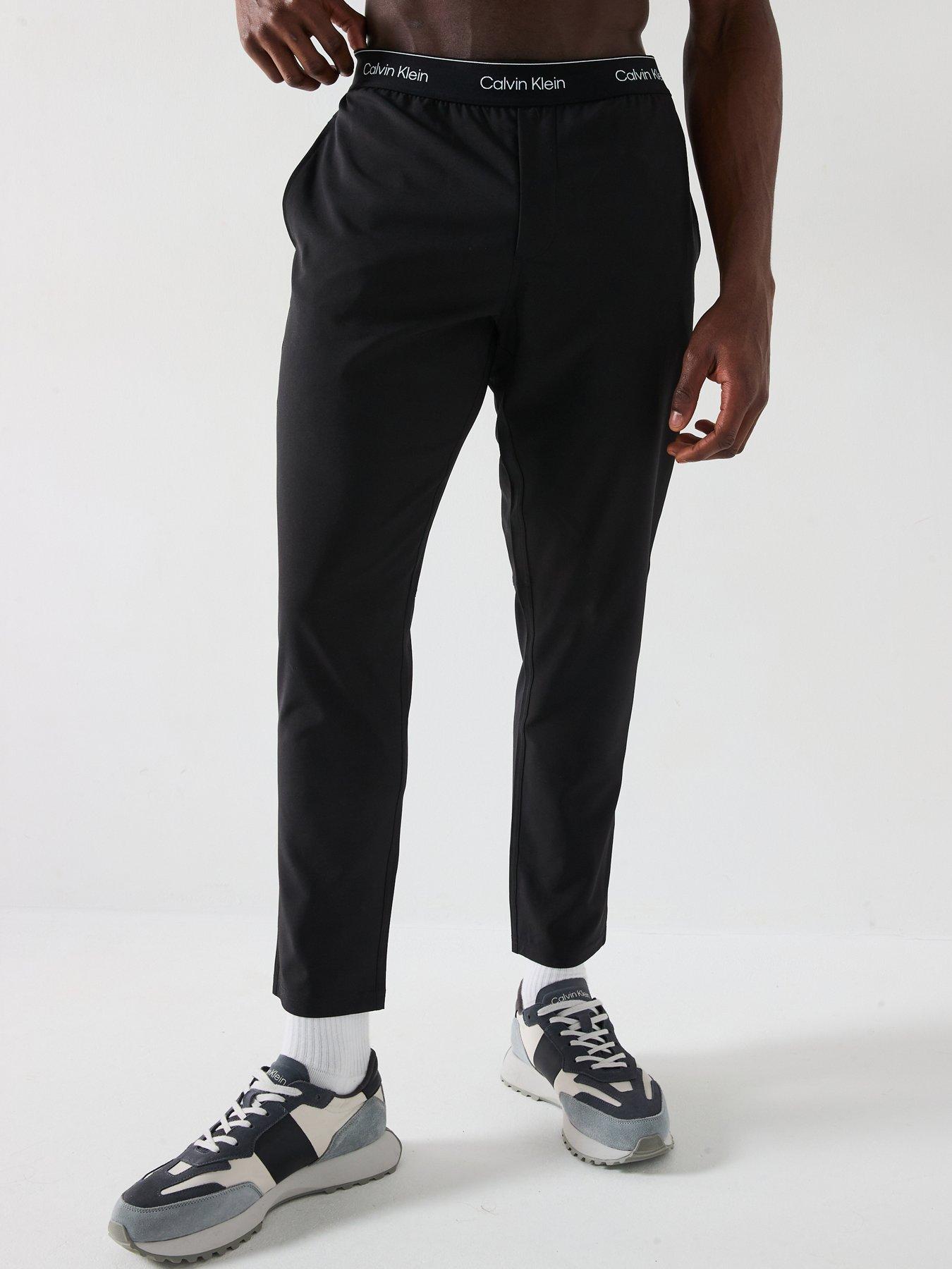 undefined CK Woven Trousers - Black