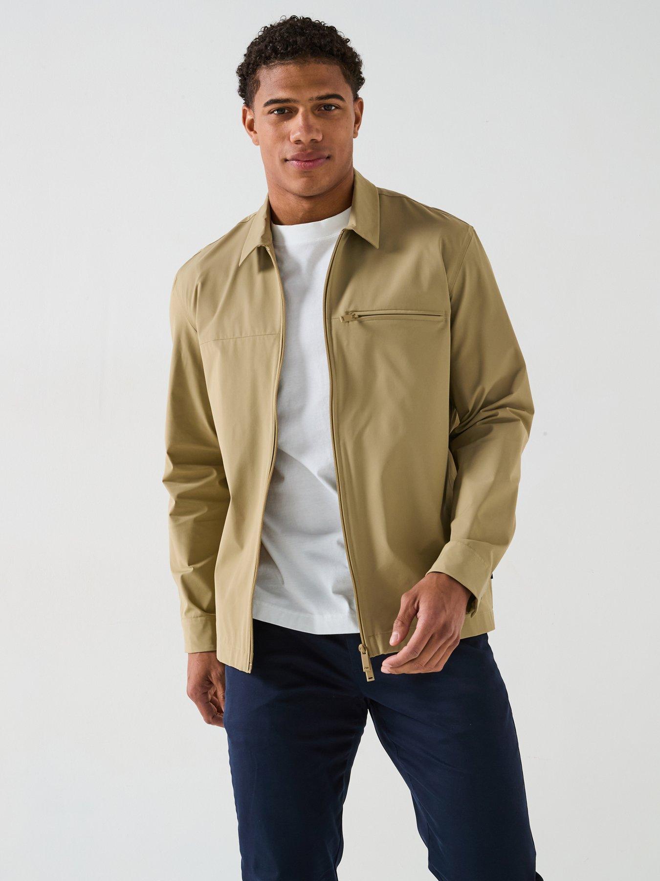 undefined Nylon Stretch Technical Overshirt - Natural
