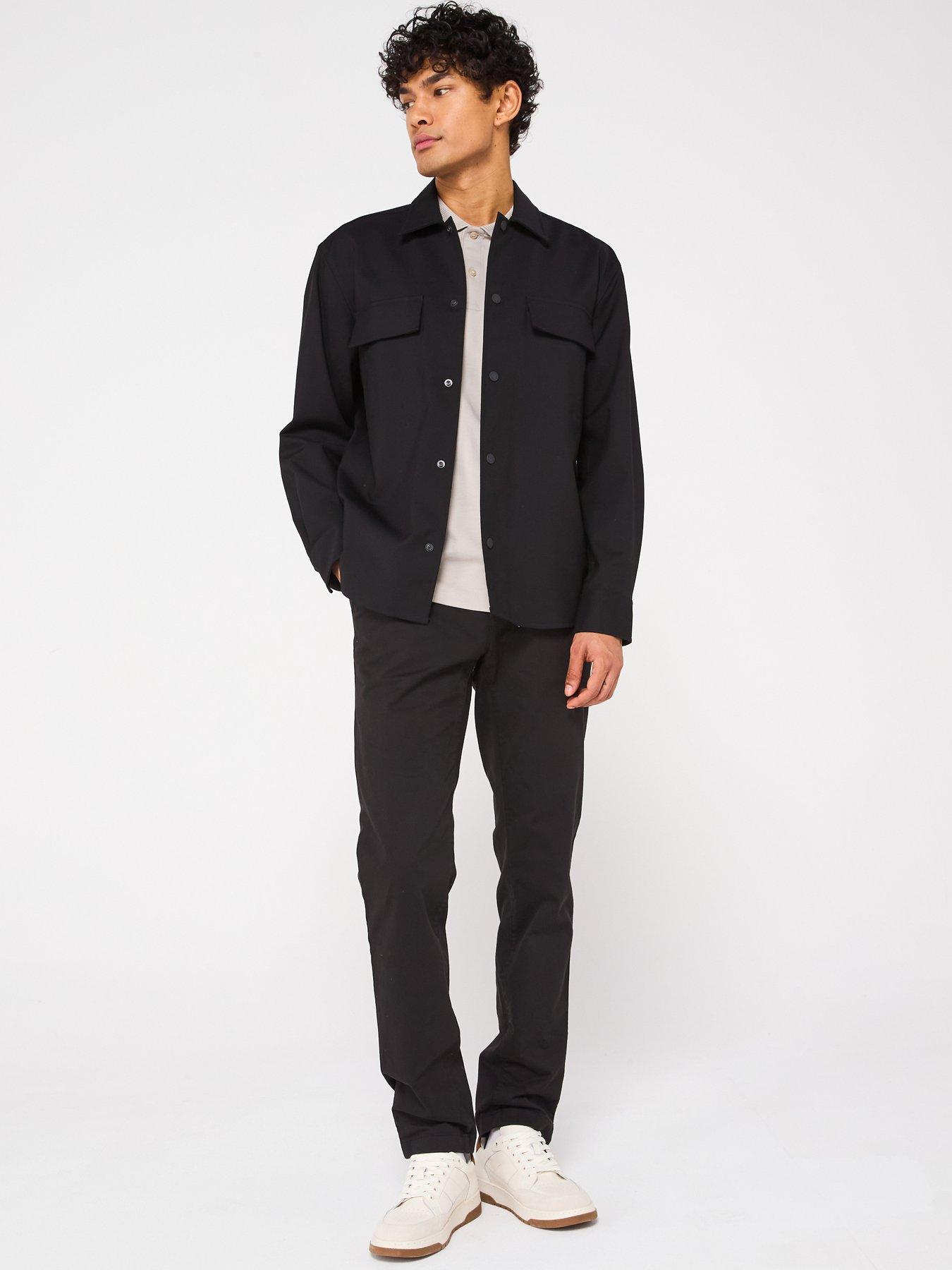 Image 3 of 5 of Calvin Klein Double Pocket Overshirt - Black