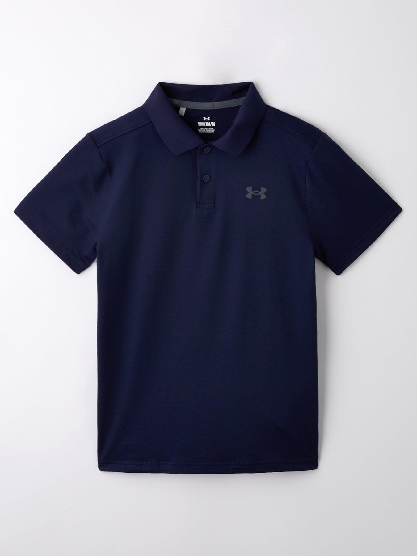 undefined Junior Boys Golf Matchplay Polo Shirt - Navy