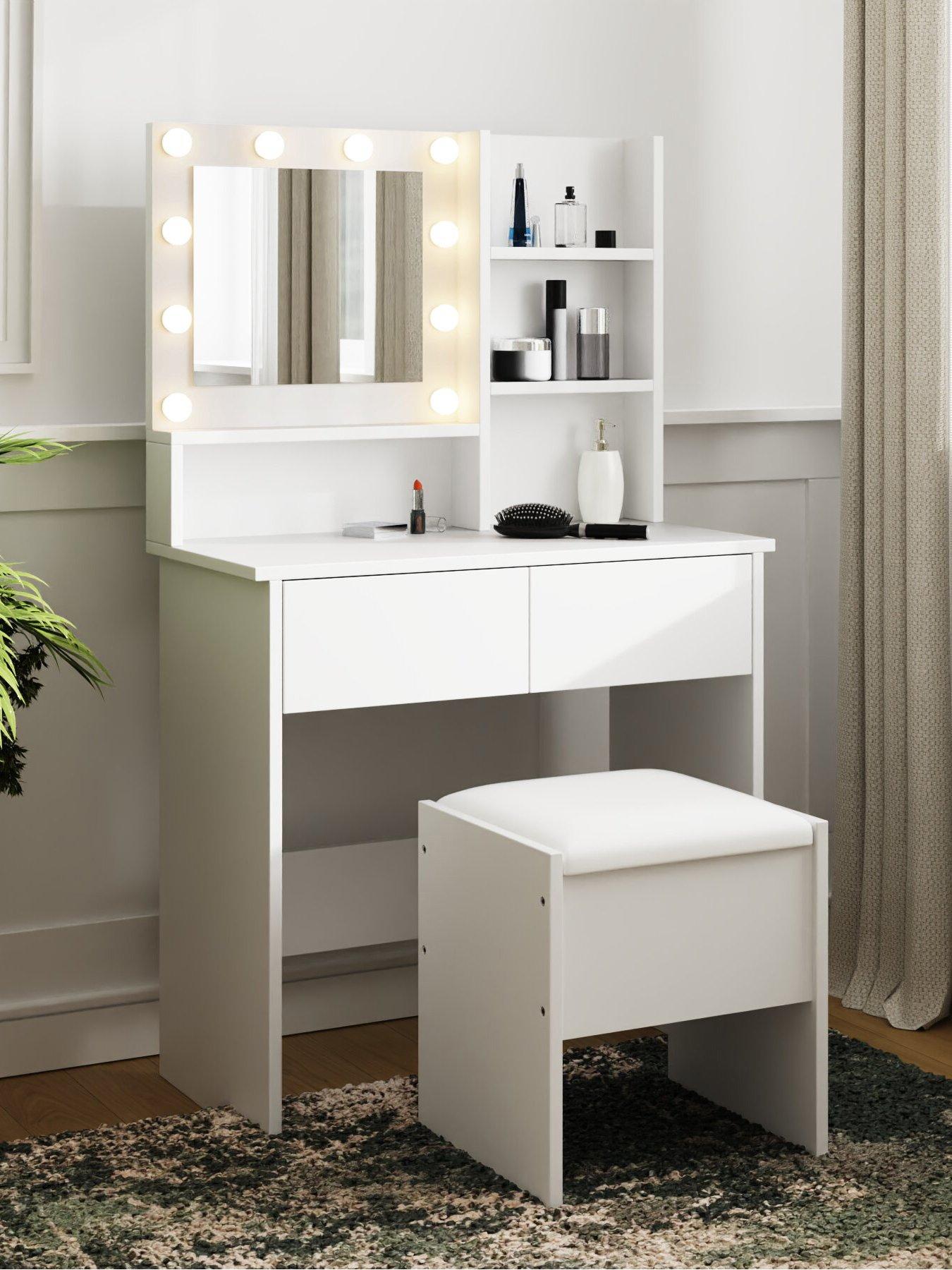 undefined Eva Dressing Table With Stool
