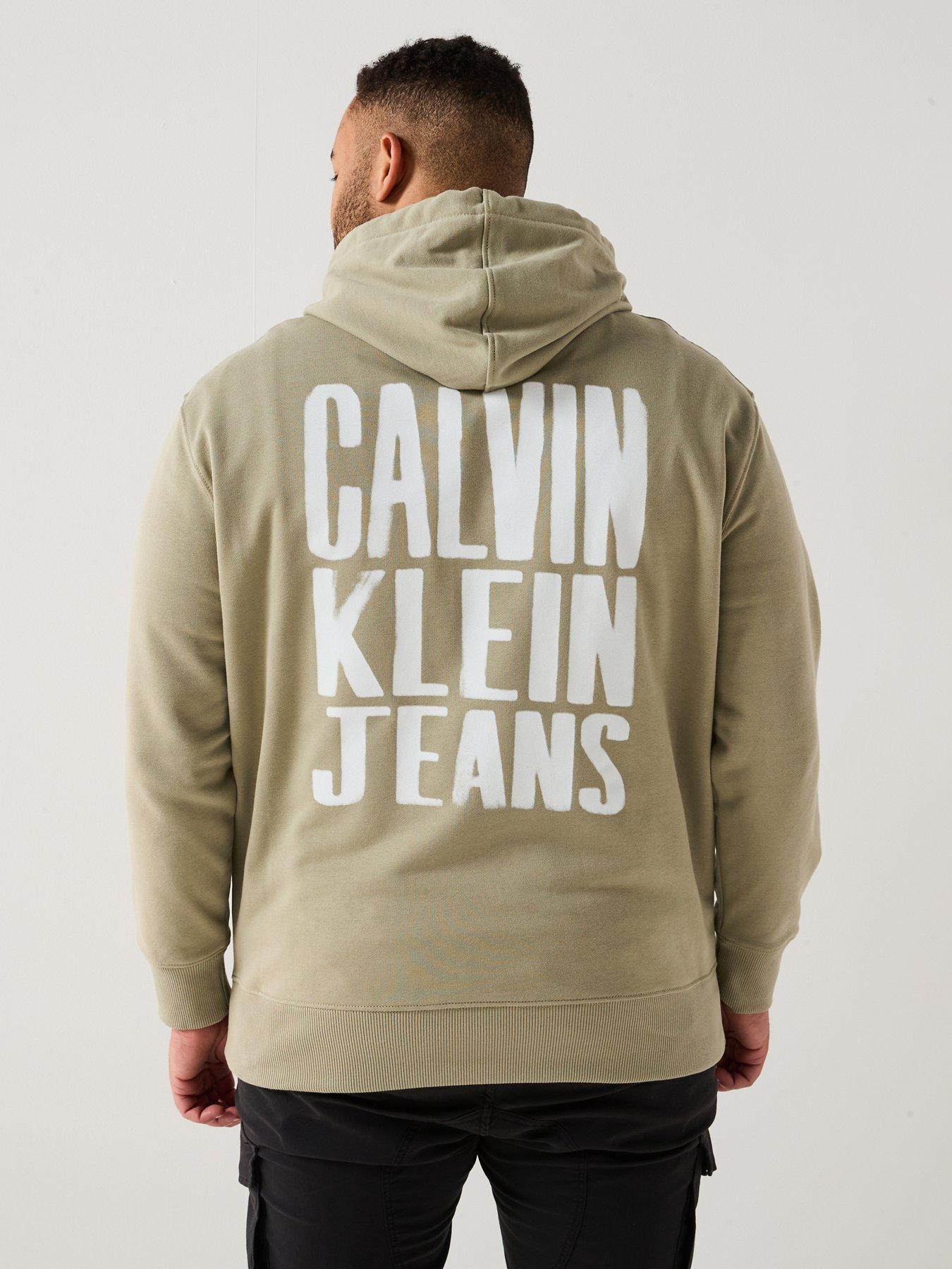 undefined Plus Painted  Hoodie - Natural