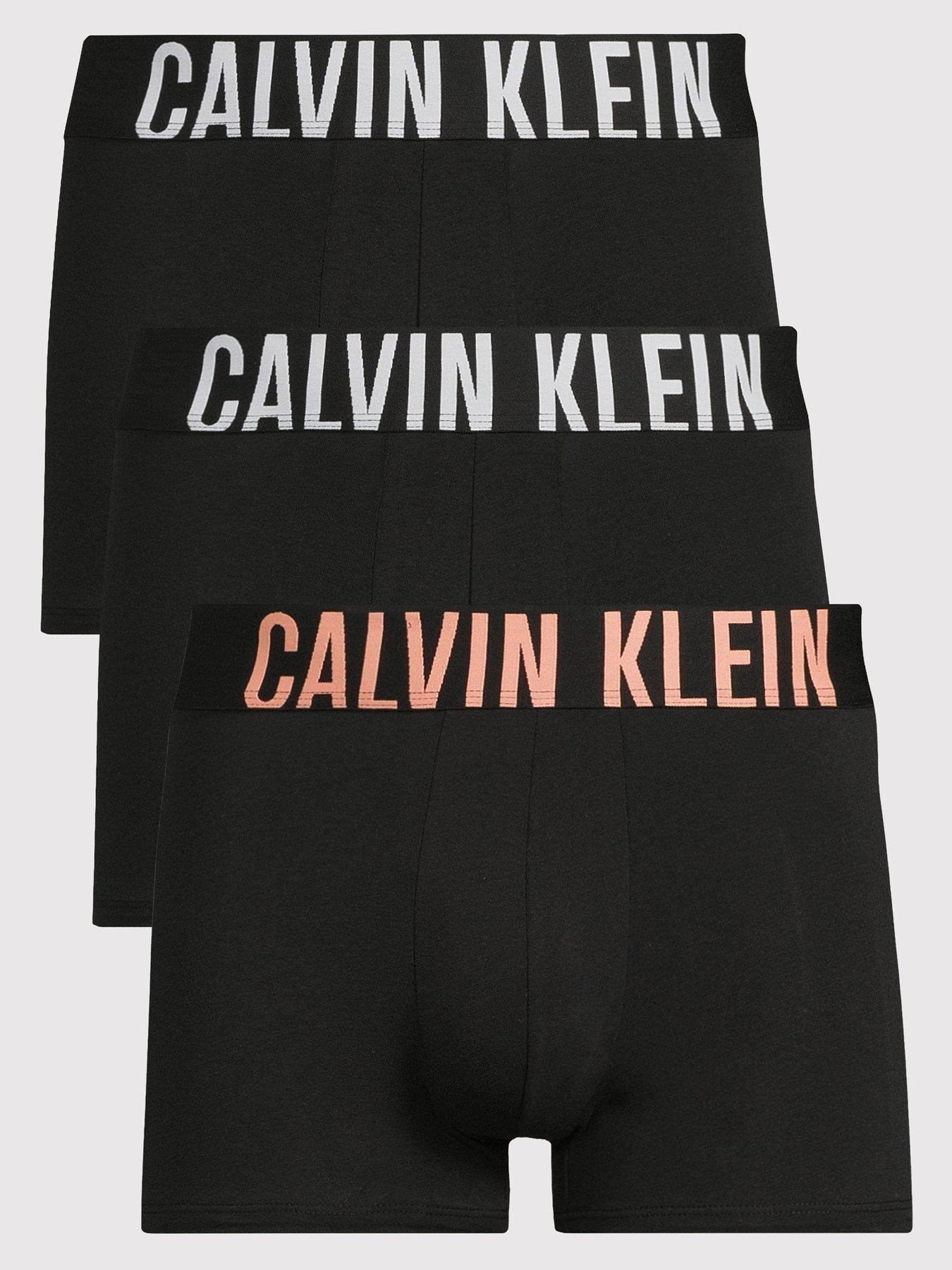 undefined Calvin Klein 3 Pack Trunks  - Black