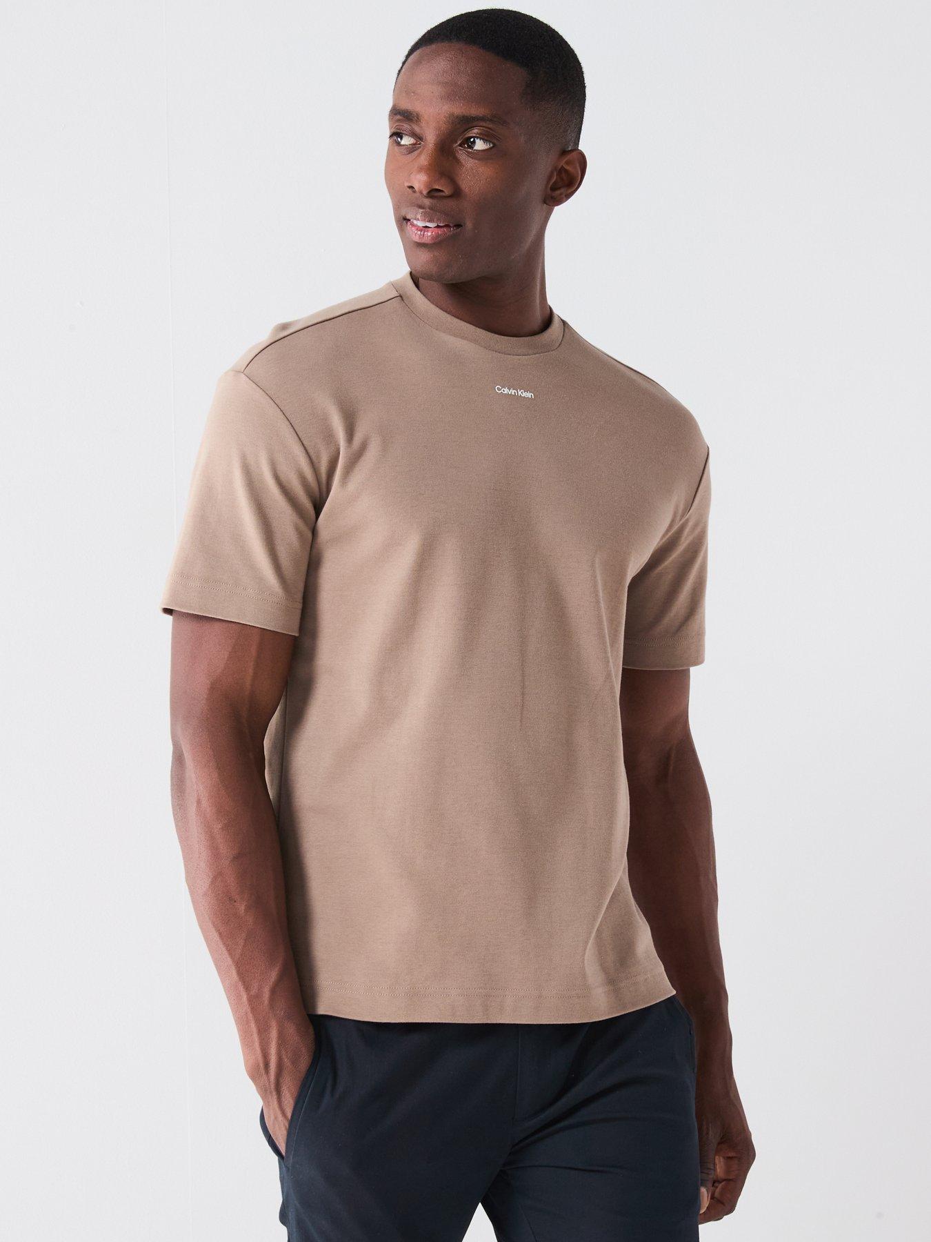 undefined Nano Logo Interlock T-Shirt - Light Brown
