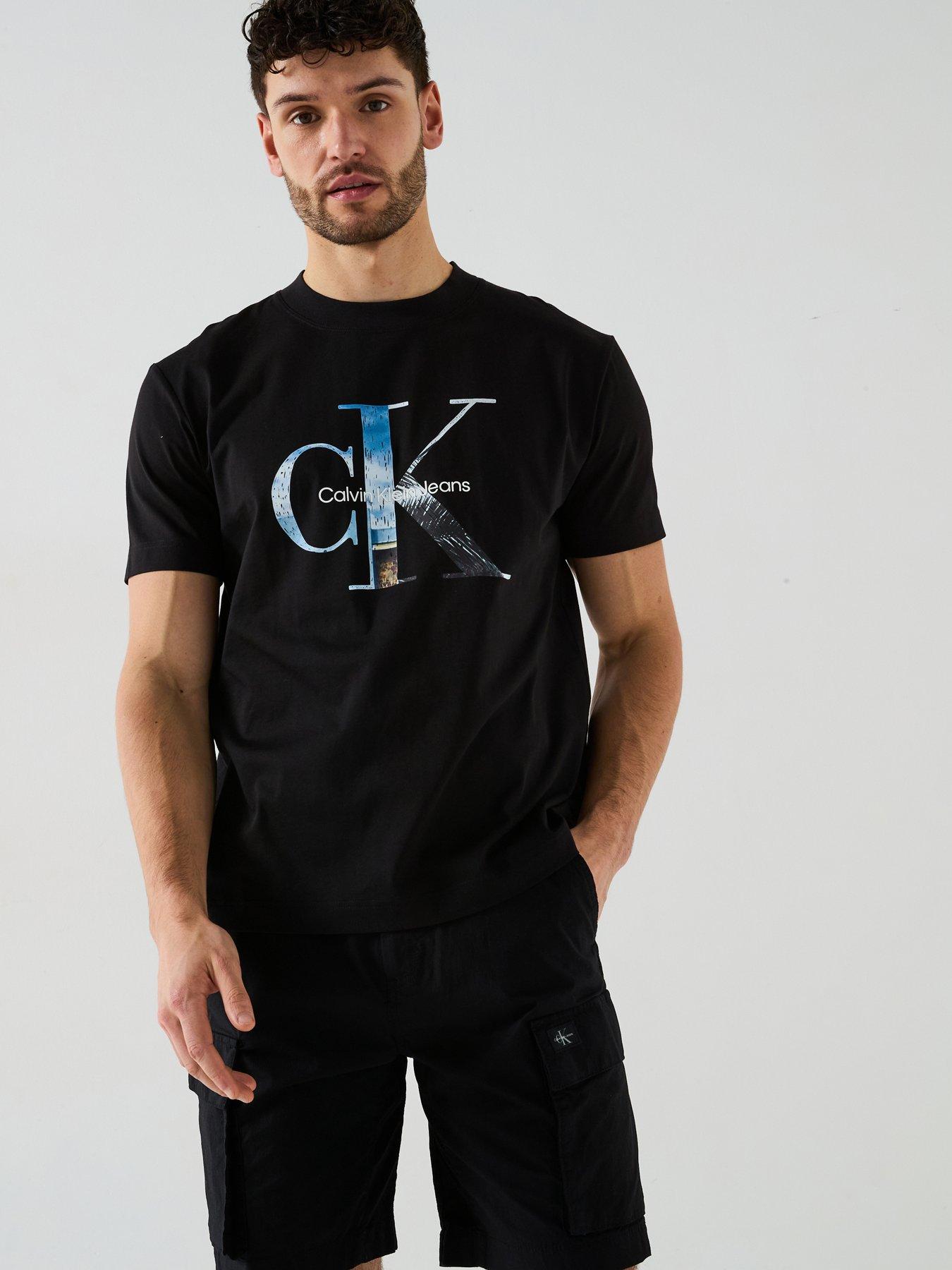 undefined Photo Monogram T-Shirt - Black