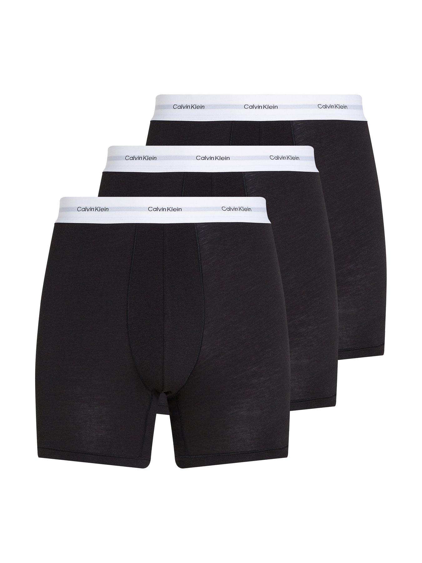 undefined 3 Pack Boxer Brief - Black