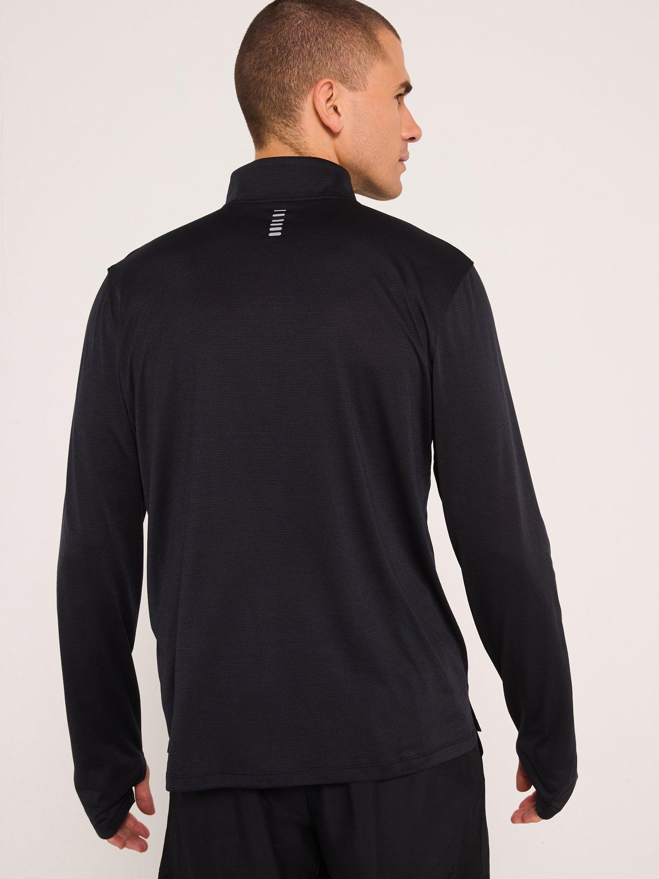 Image 2 of 6 of UNDER ARMOUR Mens Running Launch 1/4 Zip Top - Black