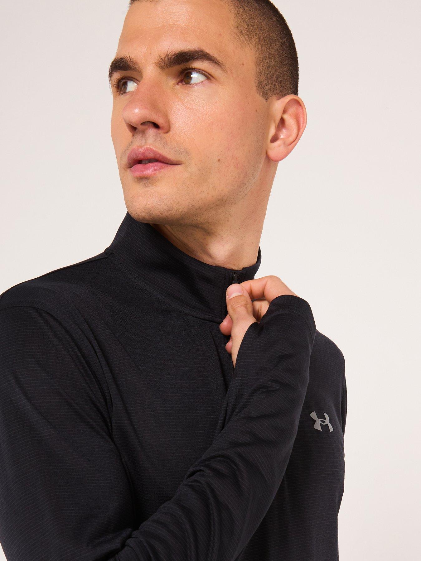 Image 5 of 6 of UNDER ARMOUR Mens Running Launch 1/4 Zip Top - Black