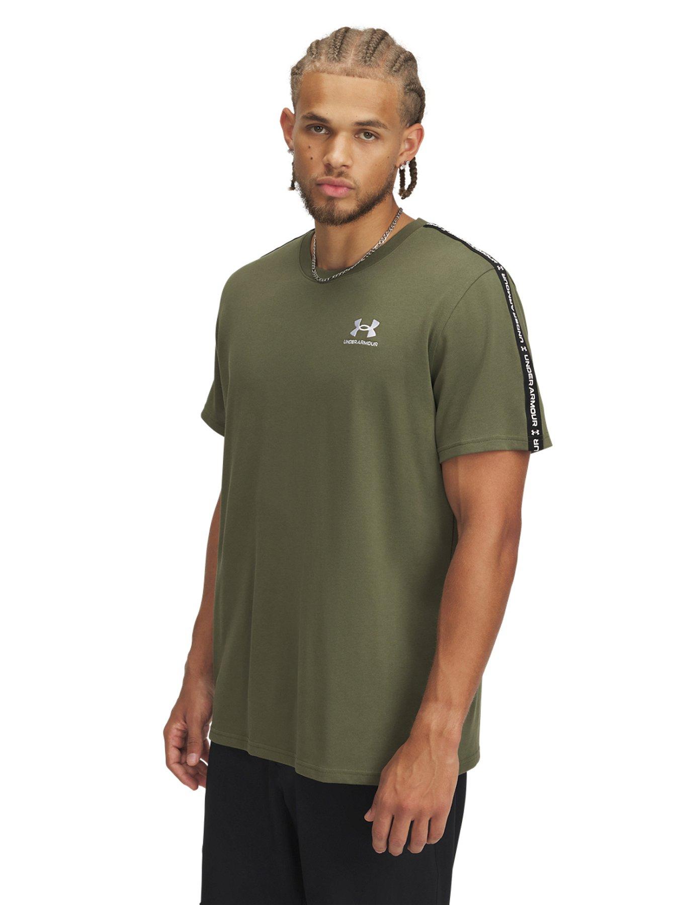 undefined Mens Training Icon Heavyweight Taping T-Shirt - Green