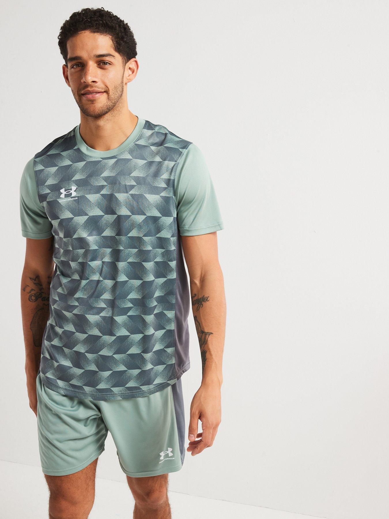undefined Mens Challenger Train Printed T-Shirt - Green