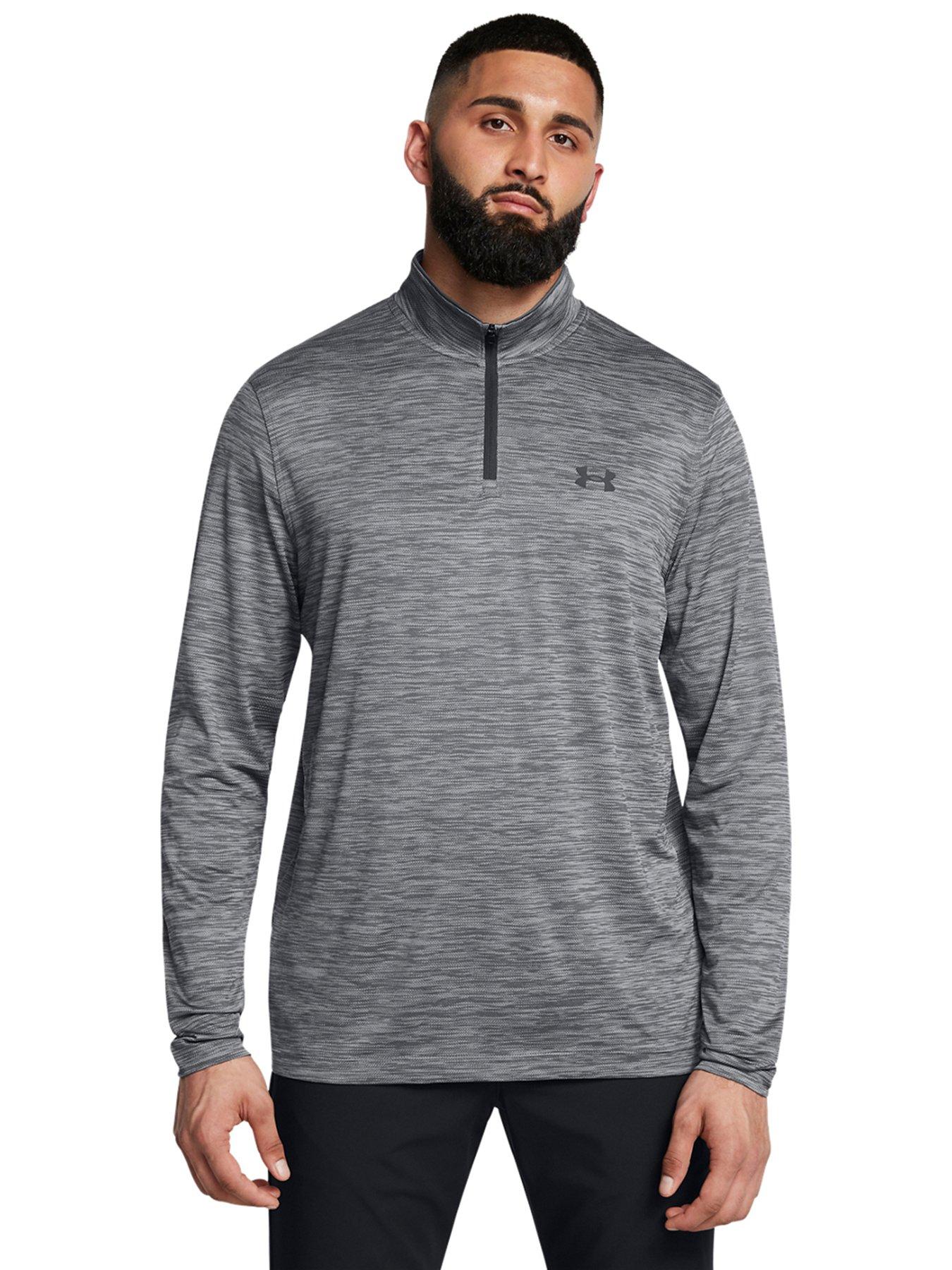 undefined Men's Golf Matchplay 1/4 Zip Top - Grey