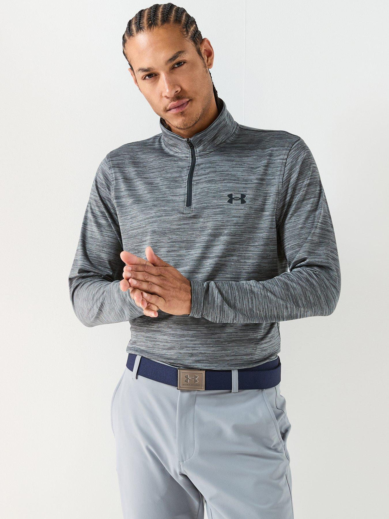 UNDER ARMOUR Men's Golf Matchplay 1/4 Zip Top - Grey