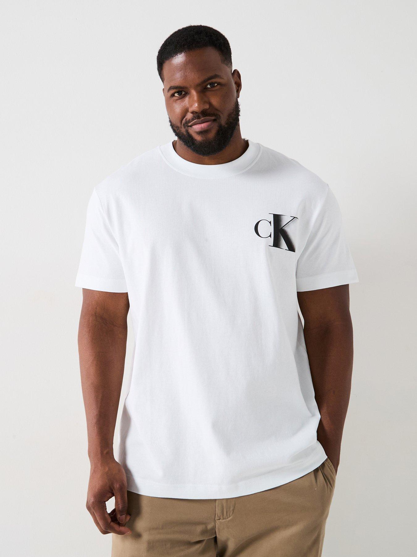 undefined Plus Bold CK T-Shirt - White