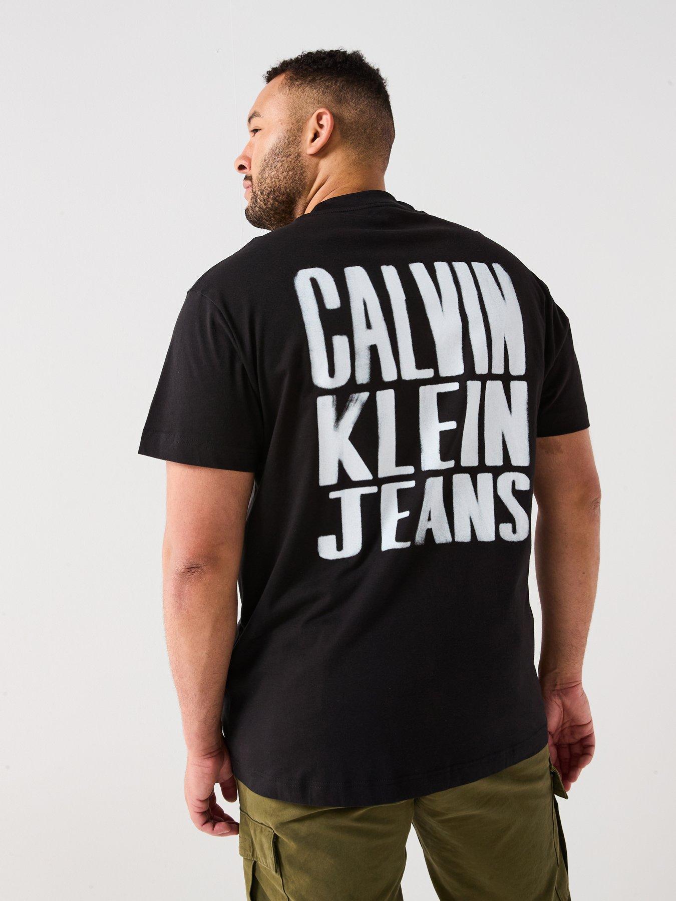 undefined Calvin Klein Jeans Plus Painted Calvin Klein Jeans T-Shirt - Black