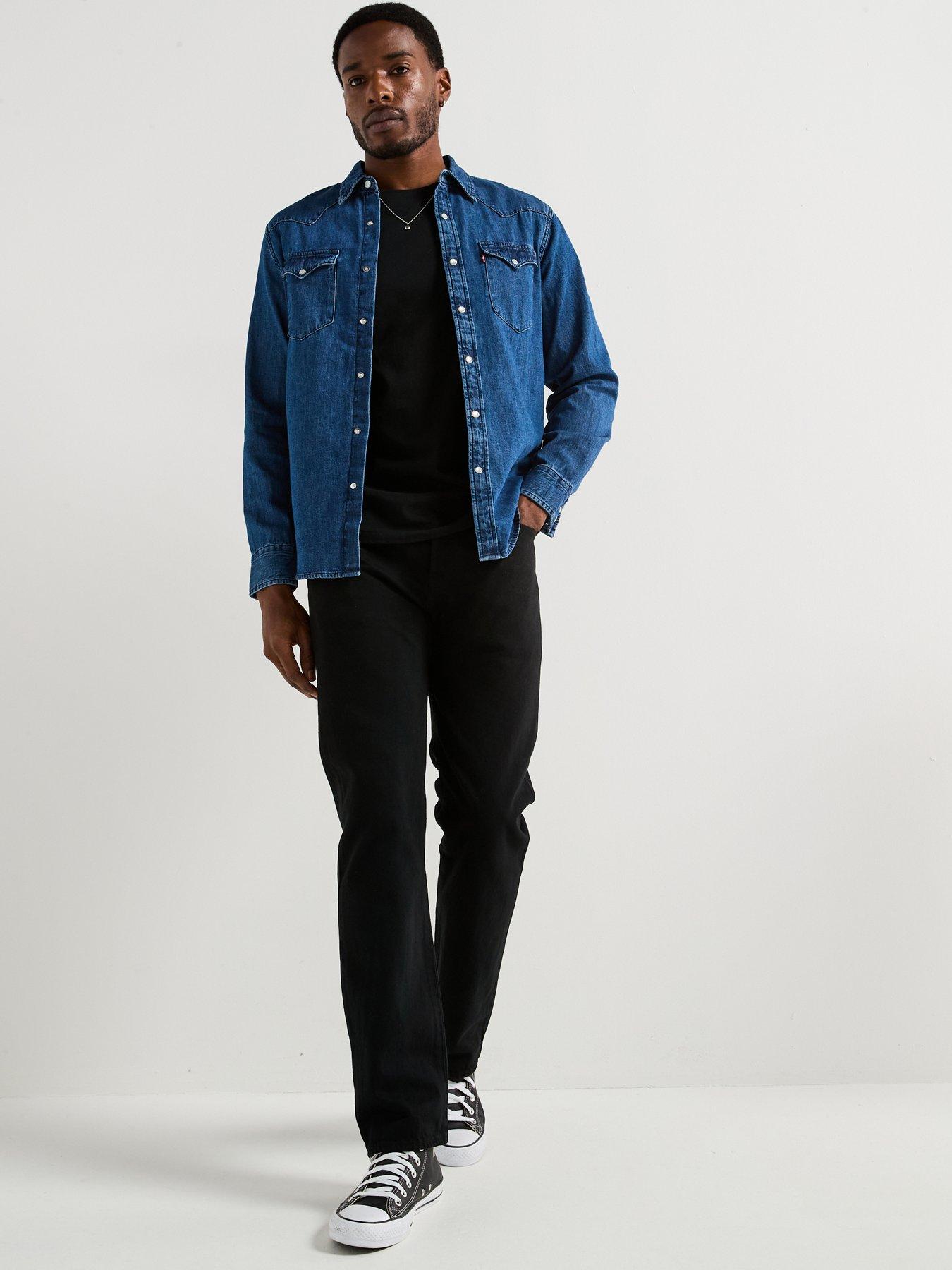 Levi's Classic Western Standard Dark Indigo Denim Shirt - Blue | Very