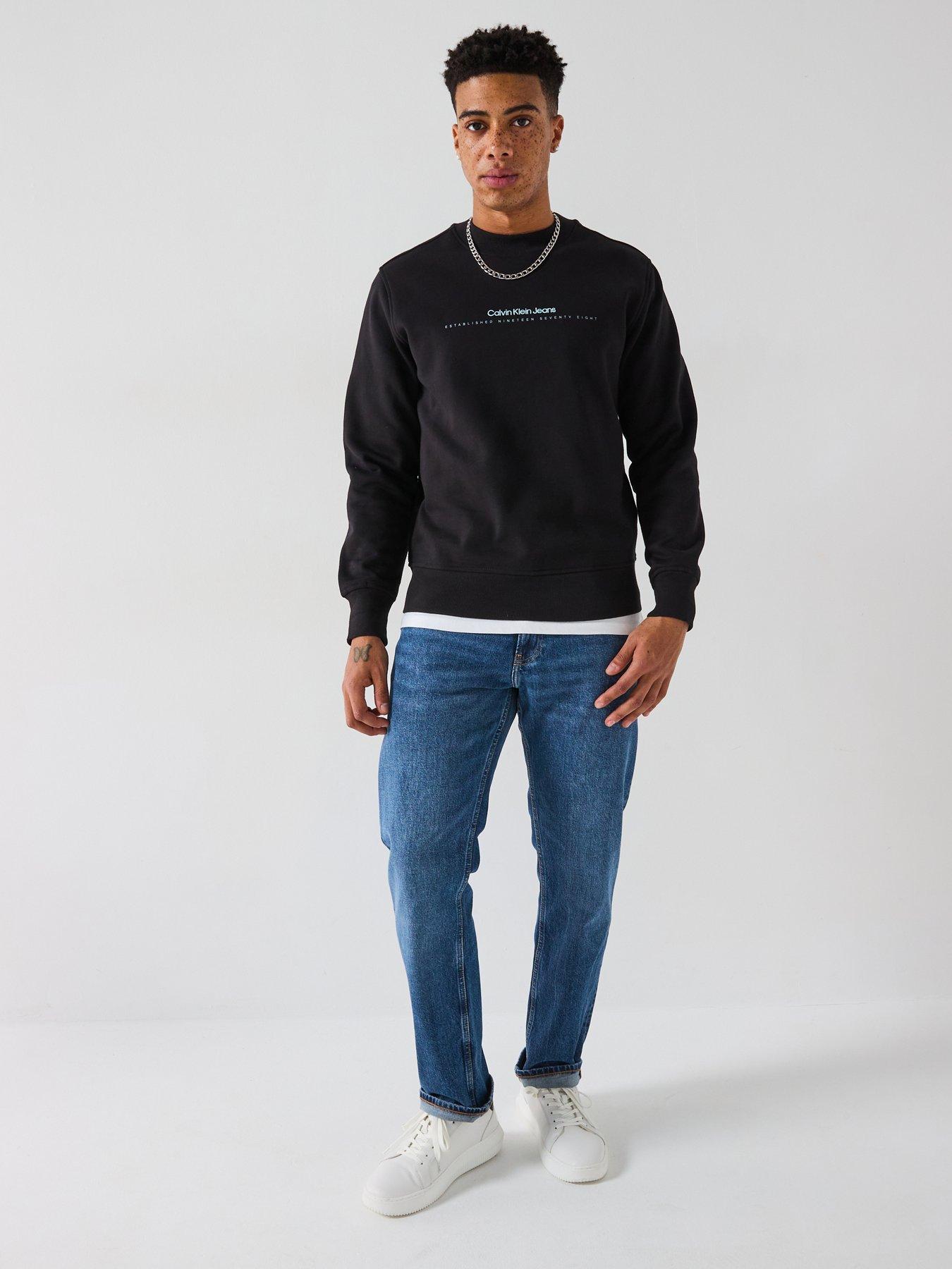 Image 3 of 6 of Calvin Klein Jeans Slim Straight Jeans - Blue