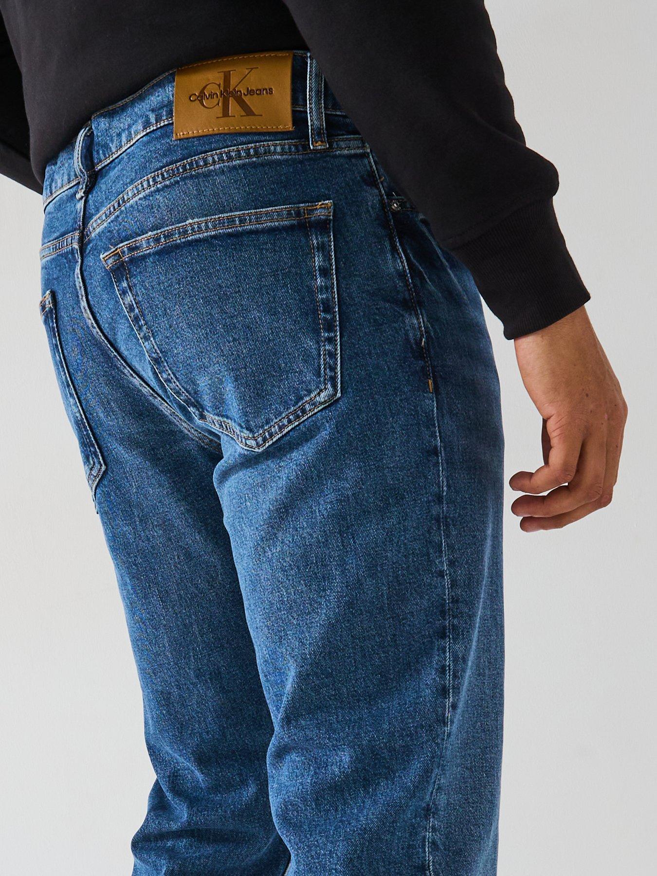 Image 5 of 6 of Calvin Klein Jeans Slim Straight Jeans - Blue