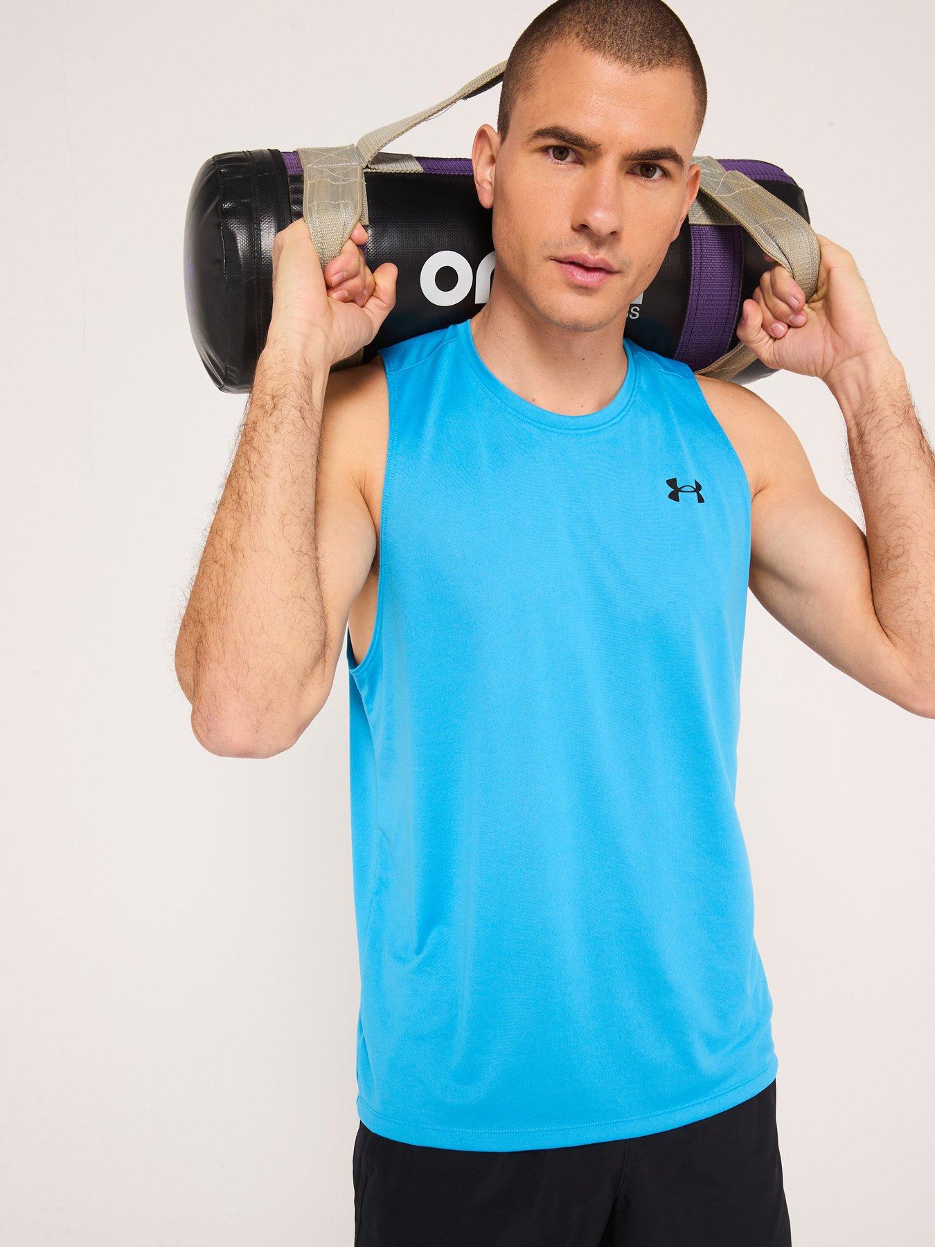undefined Men's Training Tech Tank - Blue