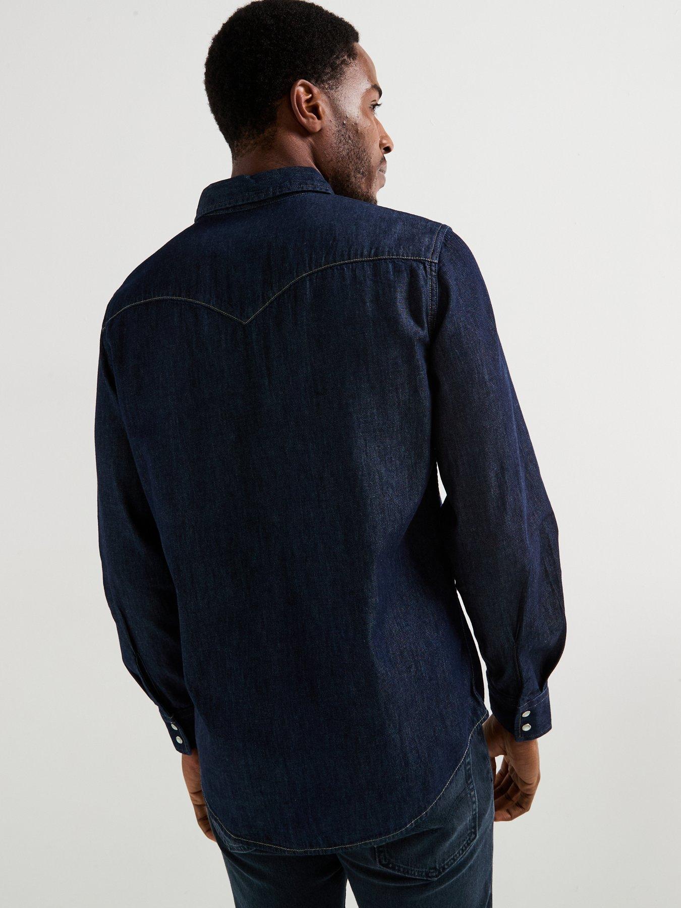 Image 2 of 5 of Levi's Classic Western Standard Denim Shirt - Dark Blue