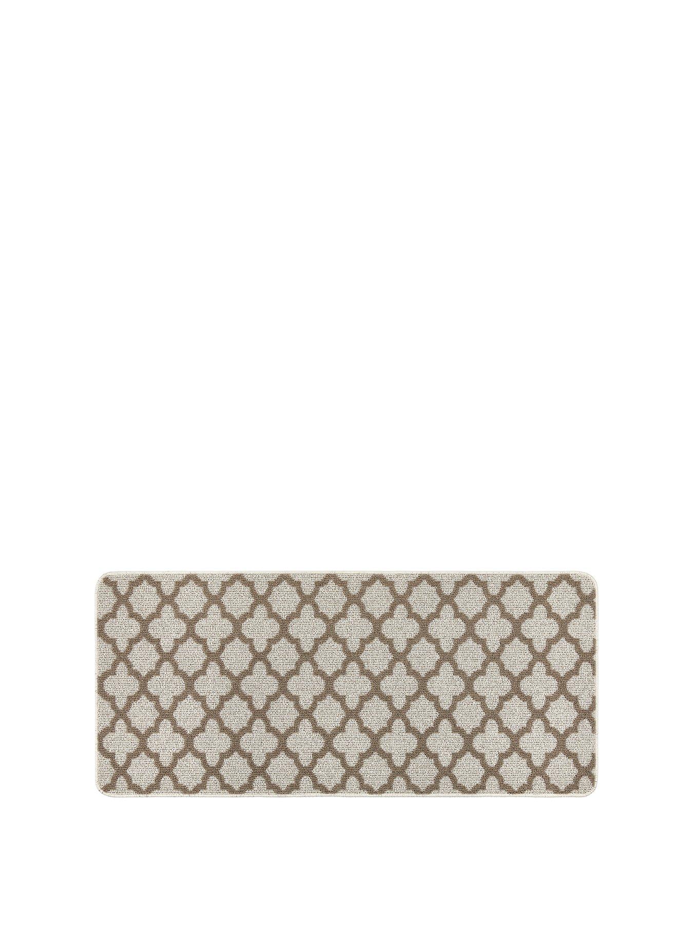 Image 2 of 3 of The Very Collection Moroccan tile, Stain Resistant, Anti Slip Runner - Brown
