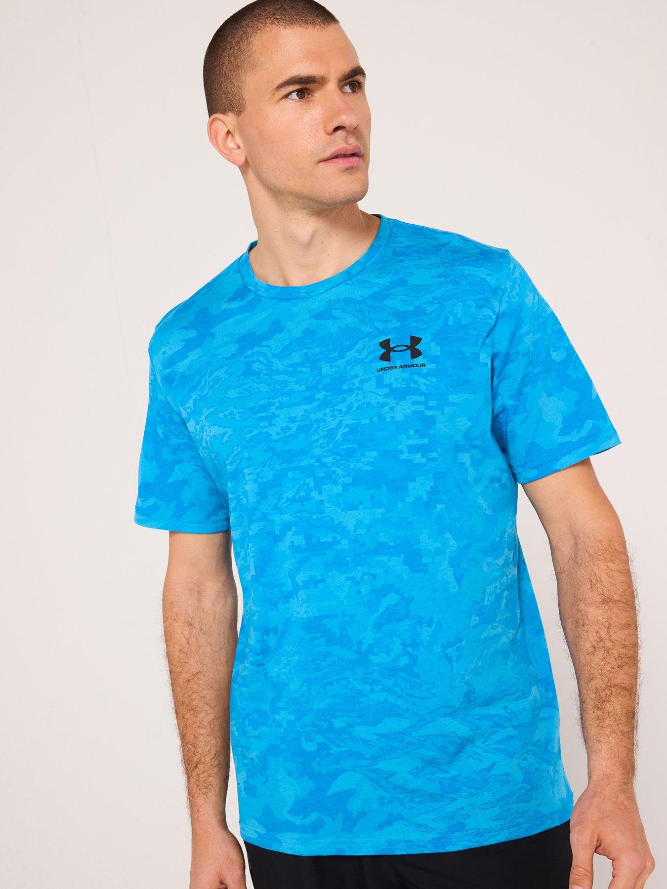 undefined Mens Training Abc Camo T-Shirt - Blue