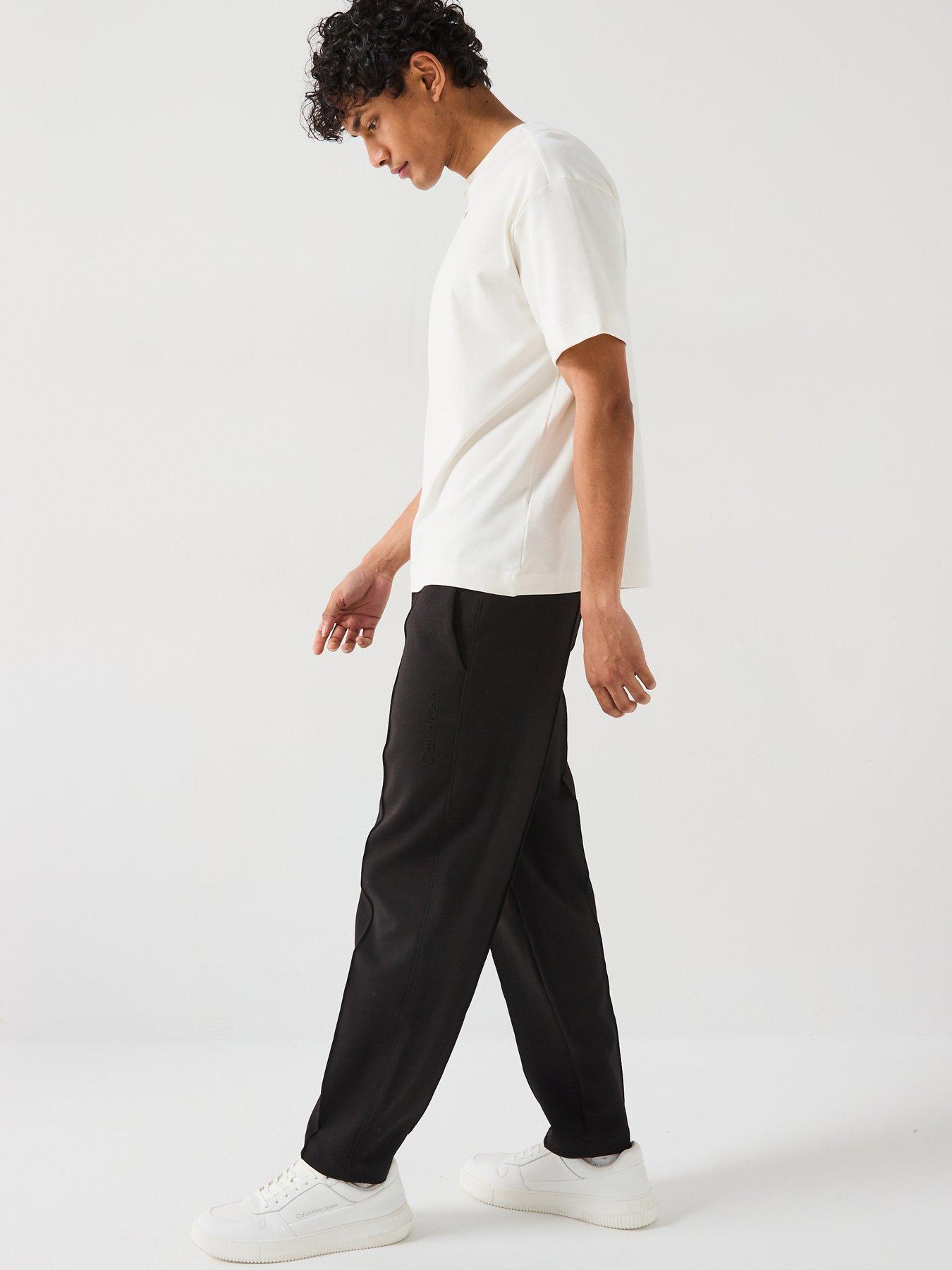 Image 6 of 6 of Calvin Klein Tech Interlock Sweatpants - Black