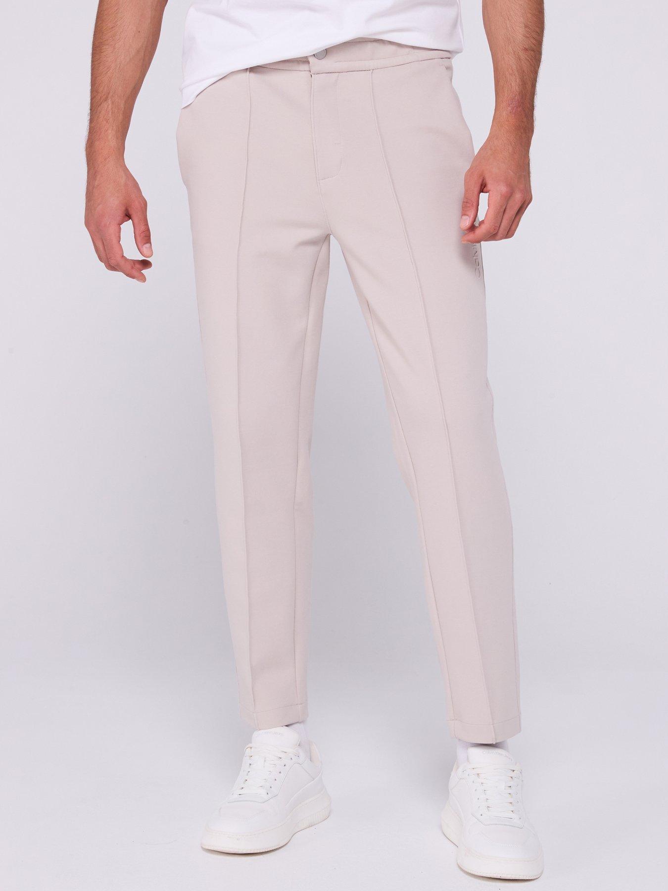 undefined Calvin Klein Tech Interlock Sweat Pants - Light Natural