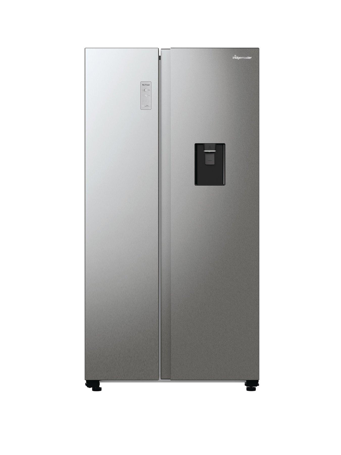 undefined MS91547DFE Total No Frost American Fridge Freezer with Non-Plumbed Water Dispenser - Silver - E Rated