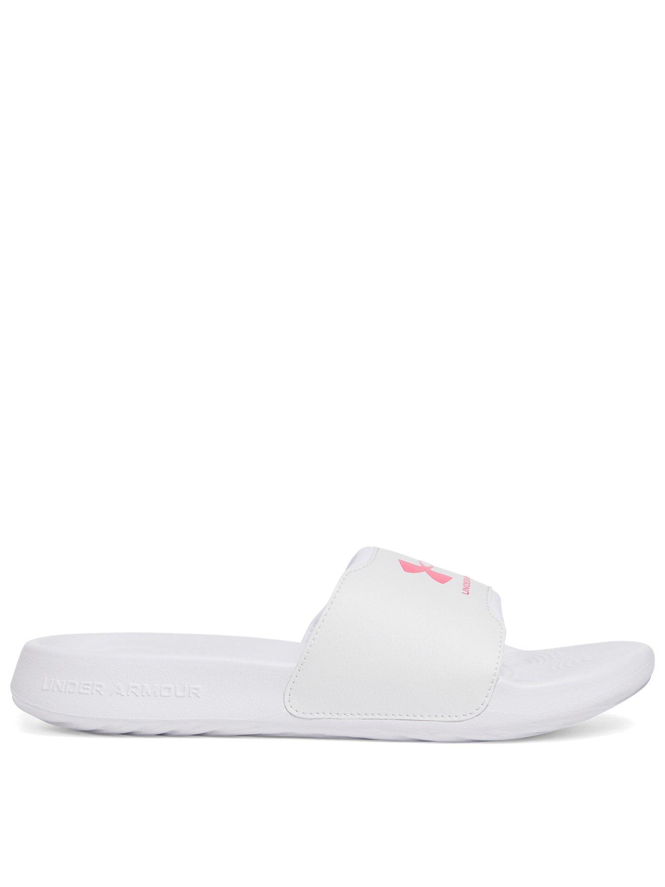 Image 1 of 5 of UNDER ARMOUR Womens Ignite Select Slides - White
