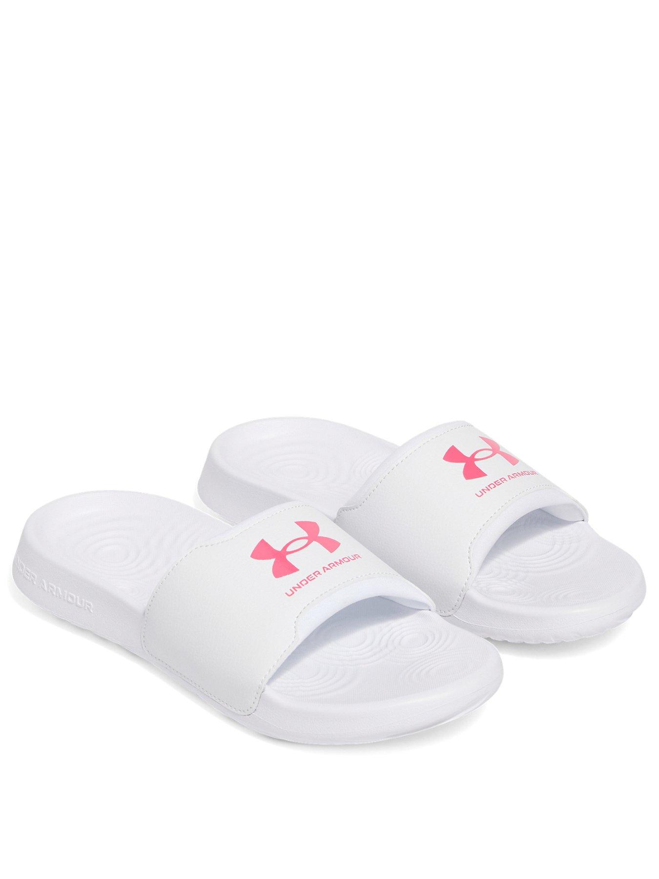 Image 2 of 5 of UNDER ARMOUR Womens Ignite Select Slides - White