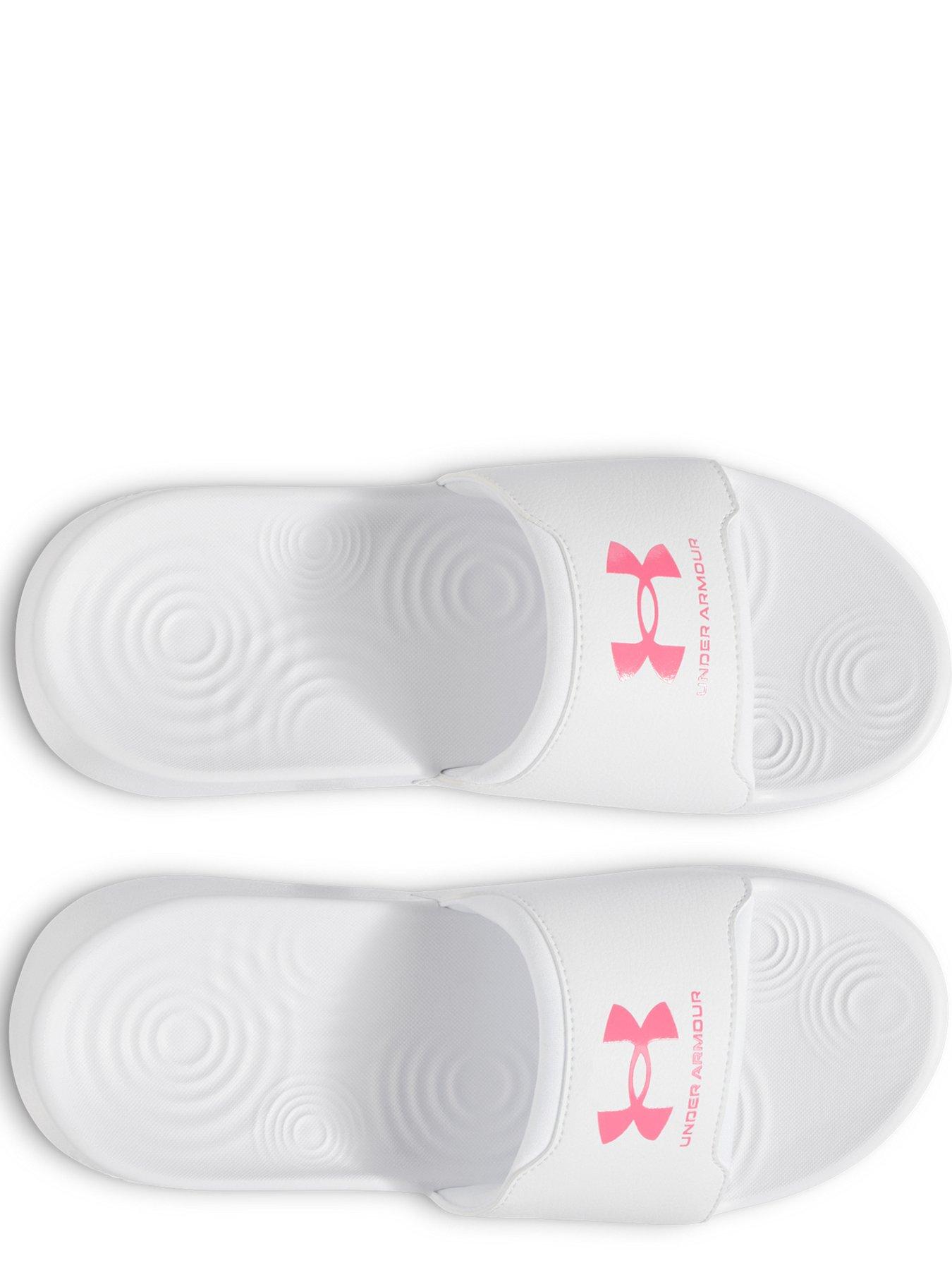 Image 4 of 5 of UNDER ARMOUR Womens Ignite Select Slides - White