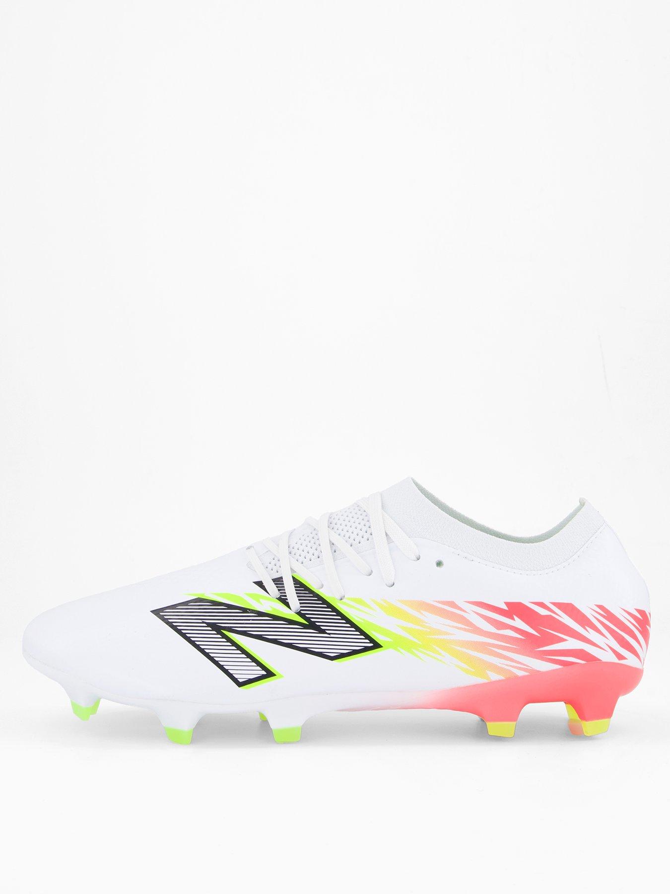 New Balance: Mens Furonv8 Destroy Firm Ground Football Boots - White