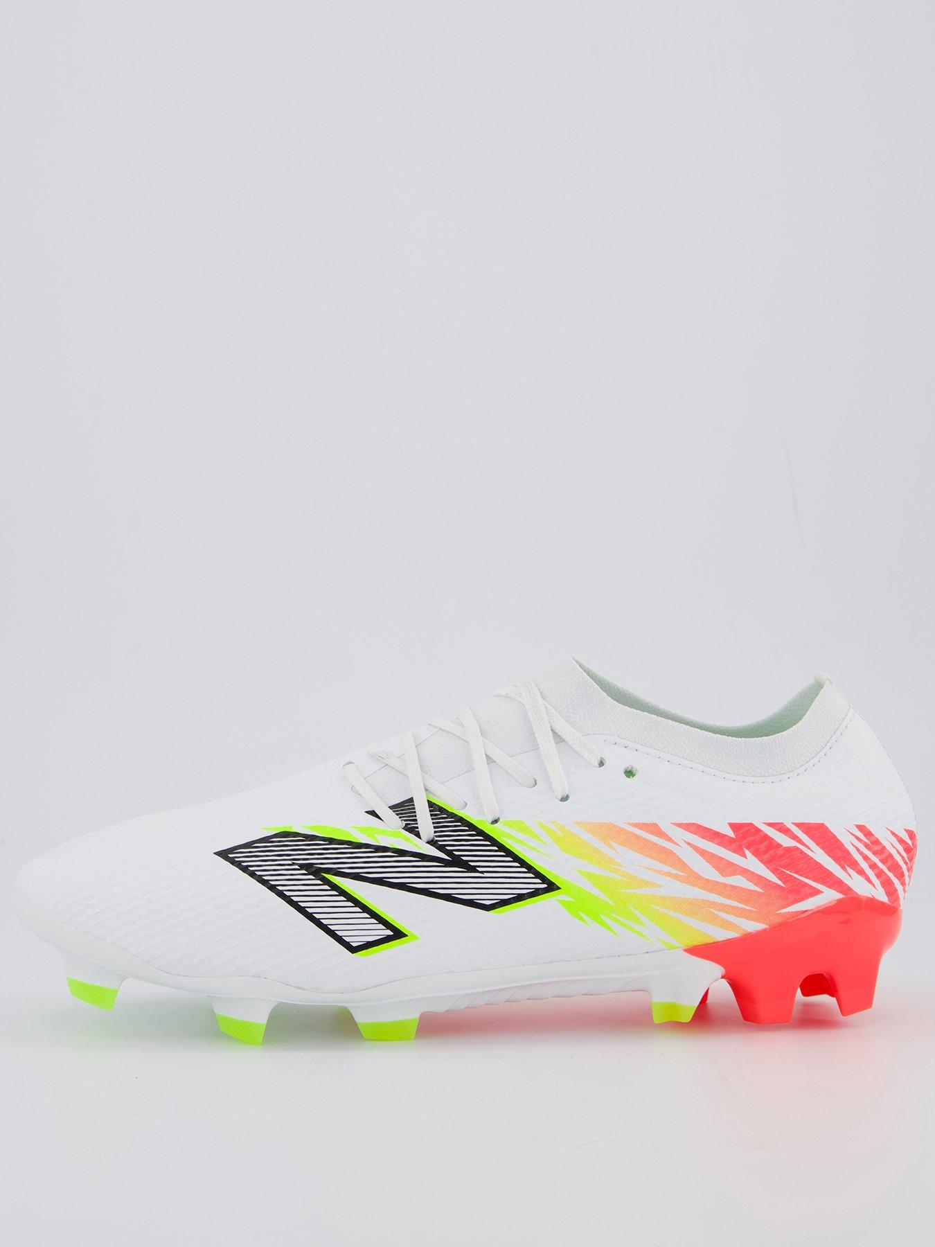 Image 1 of 7 of New Balance Mens Furon V8 Dispatch Firm Ground Football Boots - White