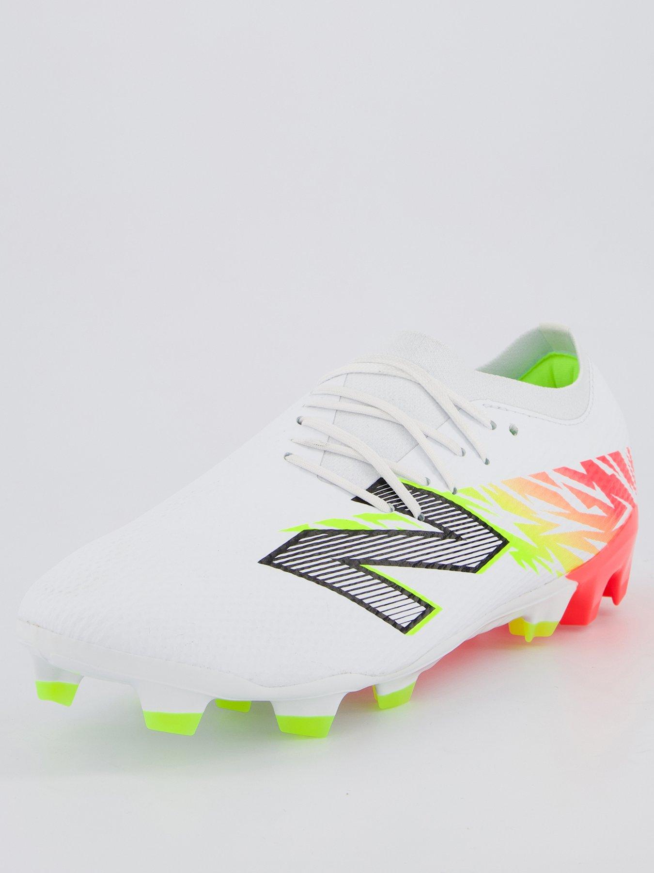 Image 2 of 7 of New Balance Mens Furon V8 Dispatch Firm Ground Football Boots - White
