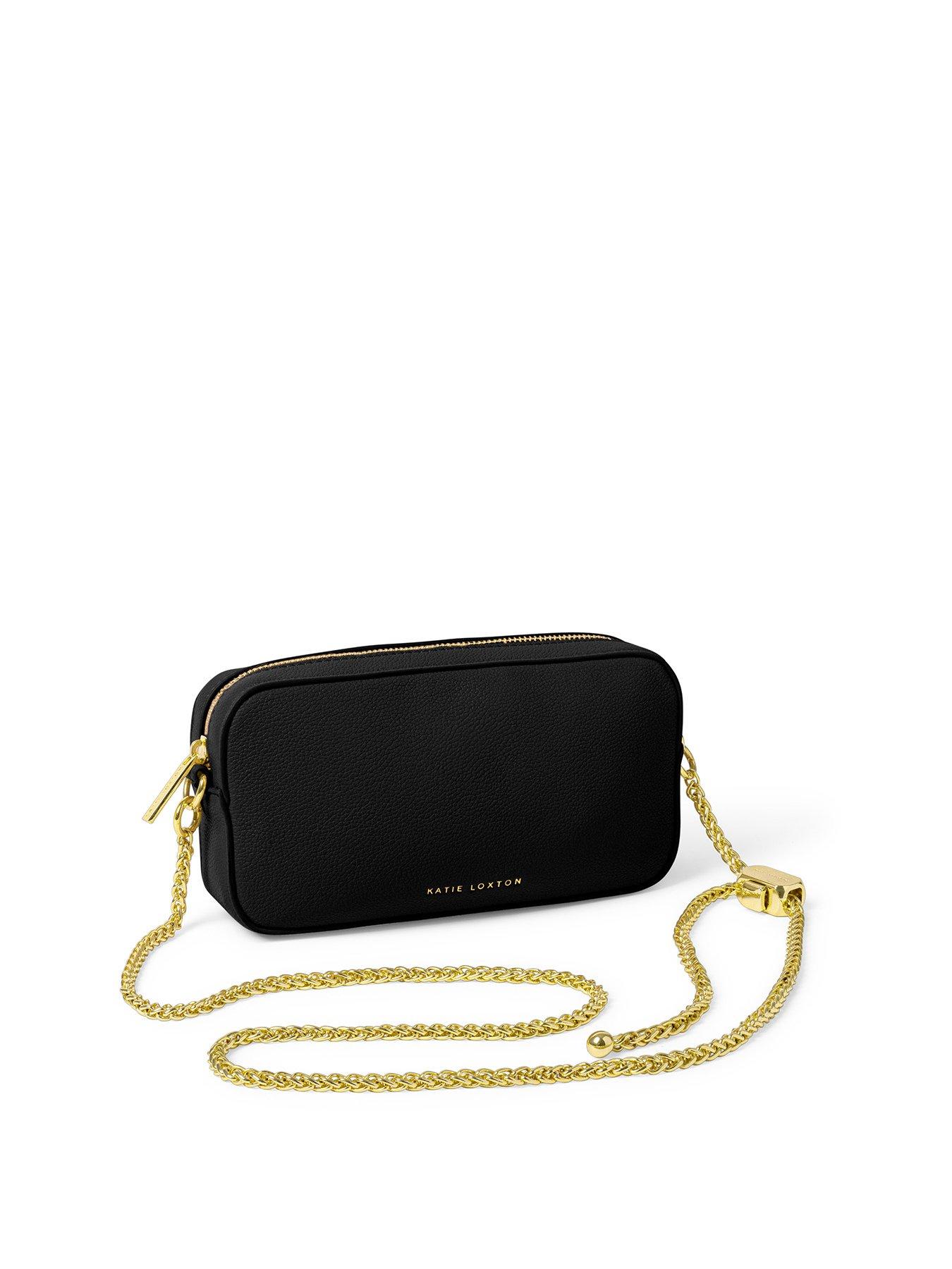 Image 2 of 5 of Katie Loxton Remi Slider Chain Crossbody Bag In Black