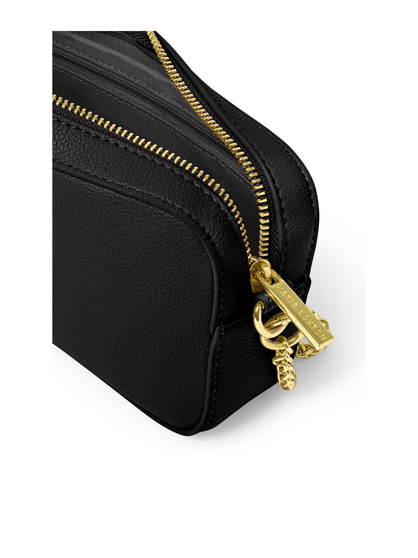 Image 3 of 5 of Katie Loxton Remi Slider Chain Crossbody Bag In Black