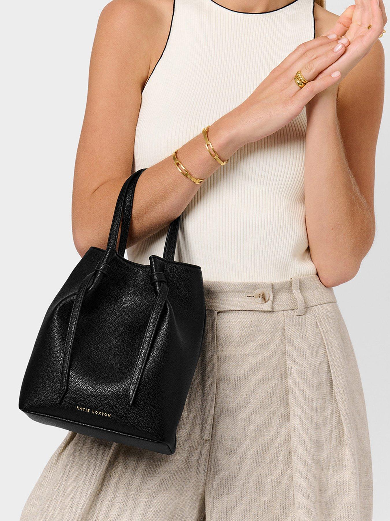undefined Celina Bucket Bag In Black