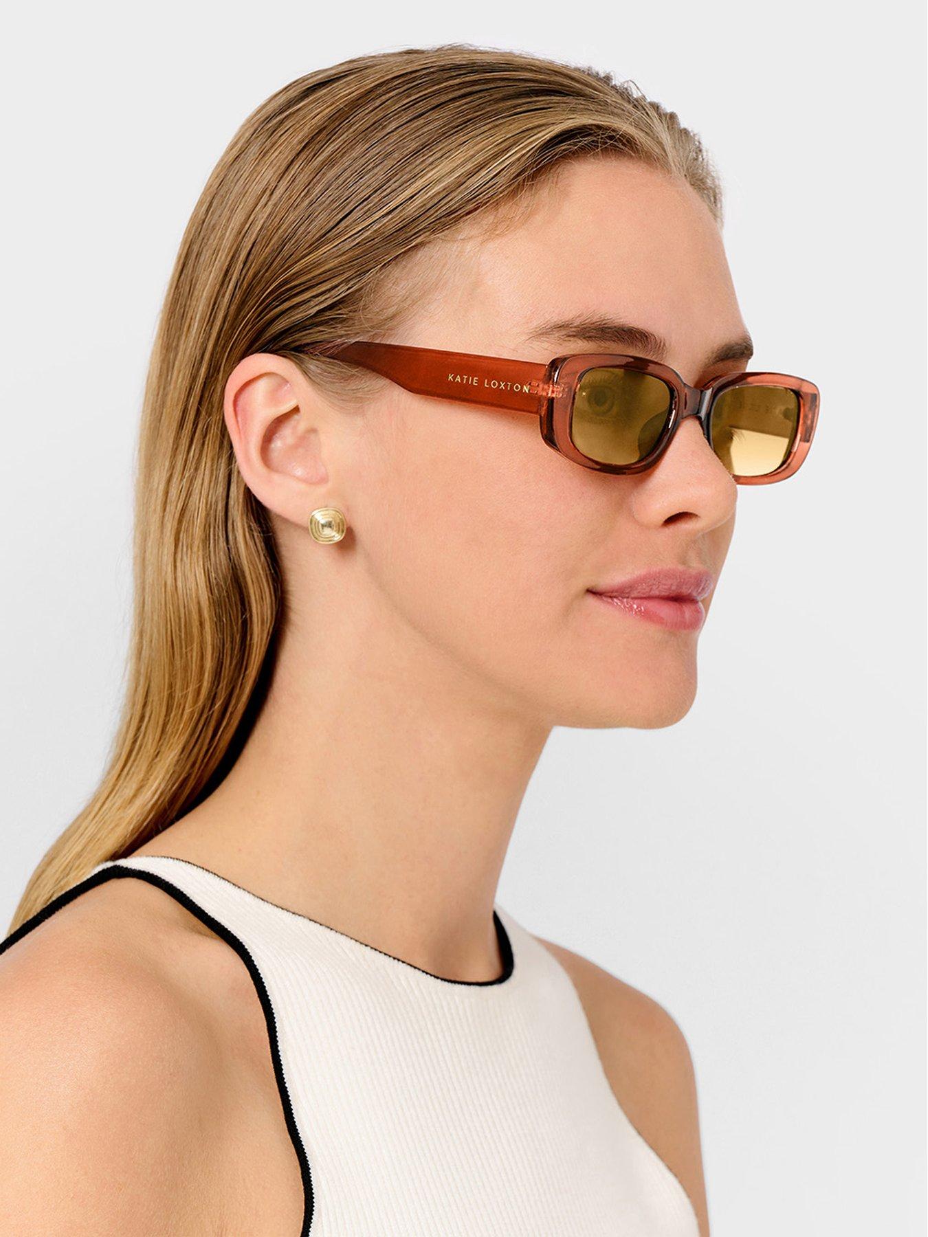 undefined Venice Sunglasses - Amber Transparent