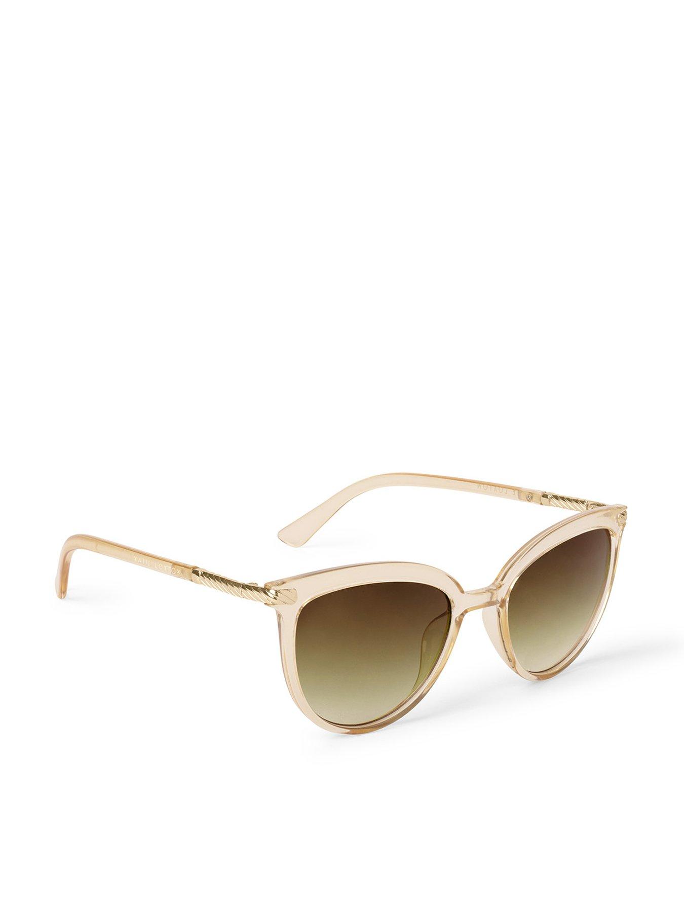Image 2 of 6 of Katie Loxton Ravello Sunglasses - Nude Transparent